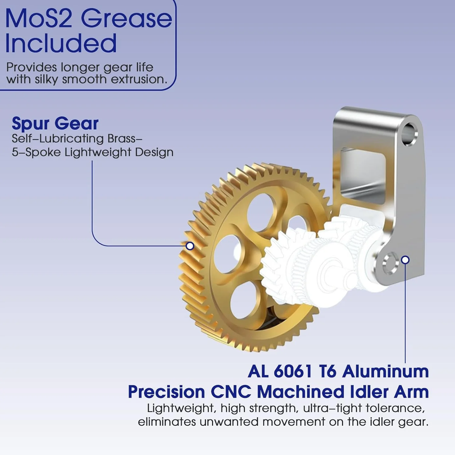 مجموعه چرخ دنده اکسترودر Panda Claw برای پرینترهای سه بعدی Bambu-Lab X1C P1P P1S، چرخ دنده اکسترودر با پوشش نانو RNC طلایی، جریان روان تر و یکنواخت تر، طلایی مجموعه چرخ دنده اکسترودر Panda Claw برای پرینترهای سه بعدی Bambu-Lab X1C P1P P1S، چرخ دنده اکسترودر با پوشش نانو RNC طلایی، جریان روان تر و یکنواخت تر، طلایی
