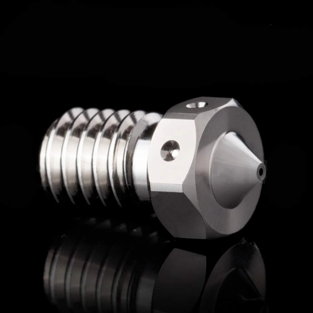 نازل مسی با روکش M6، سایز 0.8 میلی‌متر، بادوام، نچسب، مقاوم در برابر حرارت بالا، سازگار با فیلامنت 1.75 میلی‌متری V6 هات‌اند پروسا I3 MK3 MK3S پروسا مینی BLV MGN کیوب پرینتر سه بعدی (0.8 میلی‌متر)