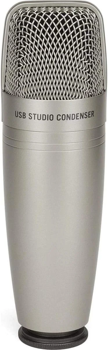 میکروفون کاندنسر استودیویی USB سامسون مدل C01U PRO (نقره ای) + هاب USB 2.0 چهار پورت با کلیدهای روشن/خاموش LED دار + پارچه تمیز کننده - بسته نرم افزاری میکروفون لوکس میکروفون کاندنسر استودیویی USB سامسون مدل C01U PRO (نقره ای) + هاب USB 2.0 چهار پورت با کلیدهای روشن/خاموش LED دار + پارچه تمیز کننده - بسته نرم افزاری میکروفون لوکس