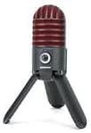 میکروفون استودیویی USB سامسون Meteor Mic، تیتانیوم مشکی/قرمز - نسخه محدود