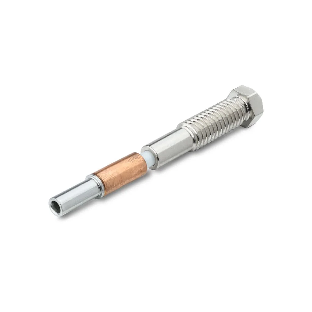 نازل 0.4 میلی متری روبی دوفلزی برای پرینتر سه بعدی QIDI Plus 4، سخت شده و مقاوم در برابر سایش برای تولید افزودنی دقیق