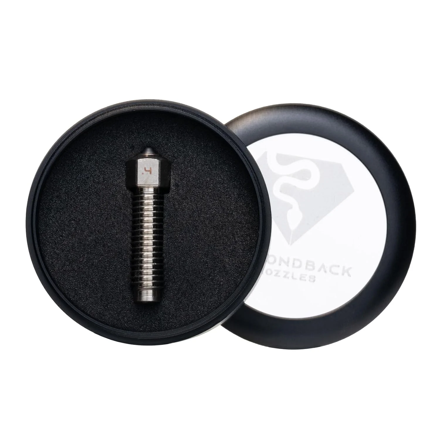 نازل‌های Diamondback – سازگار با Elegoo Centauri Carbon – نازل‌های پرینتر سه بعدی با نوک الماس جامد پلی کریستالی، اکستروژن بهبود یافته، مناسب برای انواع فیلامنت، عمر طولانی، مقاوم در برابر سایش (0.4 میلی‌متر)