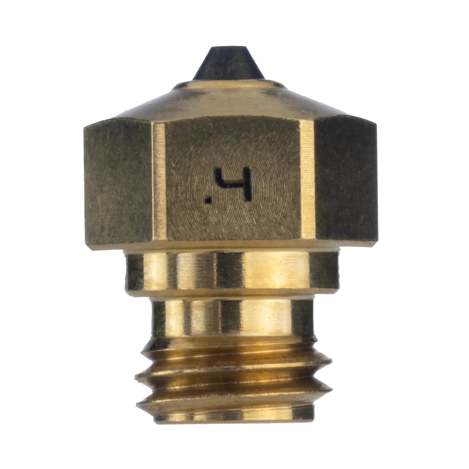 نازل های Diamondback - سازگار با لوله PTFE MK10 - نازل های پرینتر سه بعدی با نوک الماس جامد پلی کریستالی، اکستروژن بهبود یافته، هر نوع فیلامنت، عمر طولانی، مقاوم در برابر سایش، ساخت ایالات متحده آمریکا (0.4mm)