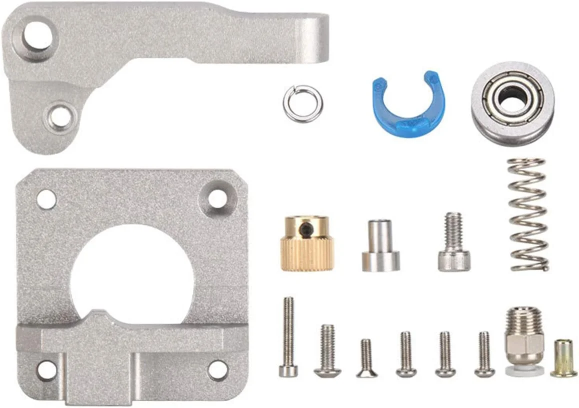 DEVMO اکسترودر تمام فلزی آلومینیومی MK8 Bowden ارتقا یافته برای پرینتر سه بعدی Ender 3 Ender 3 Pro CR-10 با چرخ دنده محرک 40 دندانه سازگار با سری Ender 3 Pro/Ender 5/ CR-10