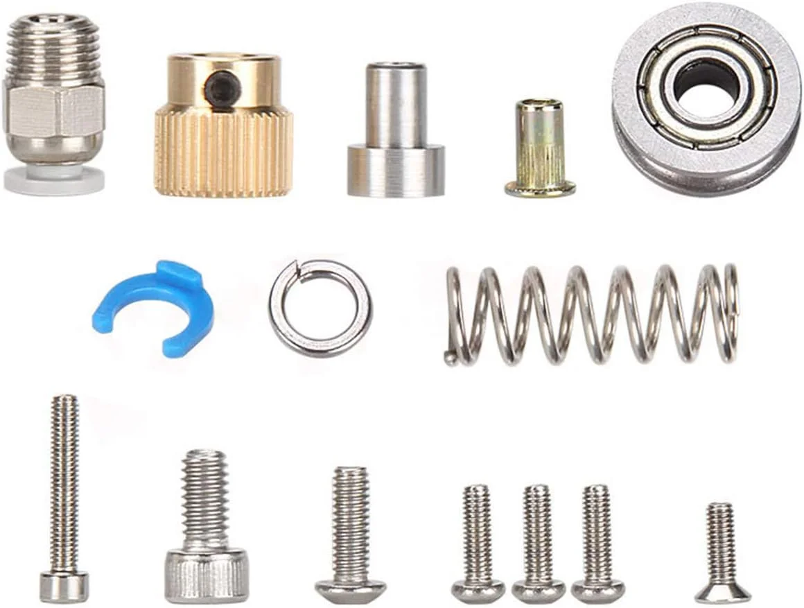 DEVMO اکسترودر تمام فلزی آلومینیومی MK8 Bowden ارتقا یافته برای پرینتر سه بعدی Ender 3 Ender 3 Pro CR-10 با چرخ دنده محرک 40 دندانه سازگار با سری Ender 3 Pro/Ender 5/ CR-10