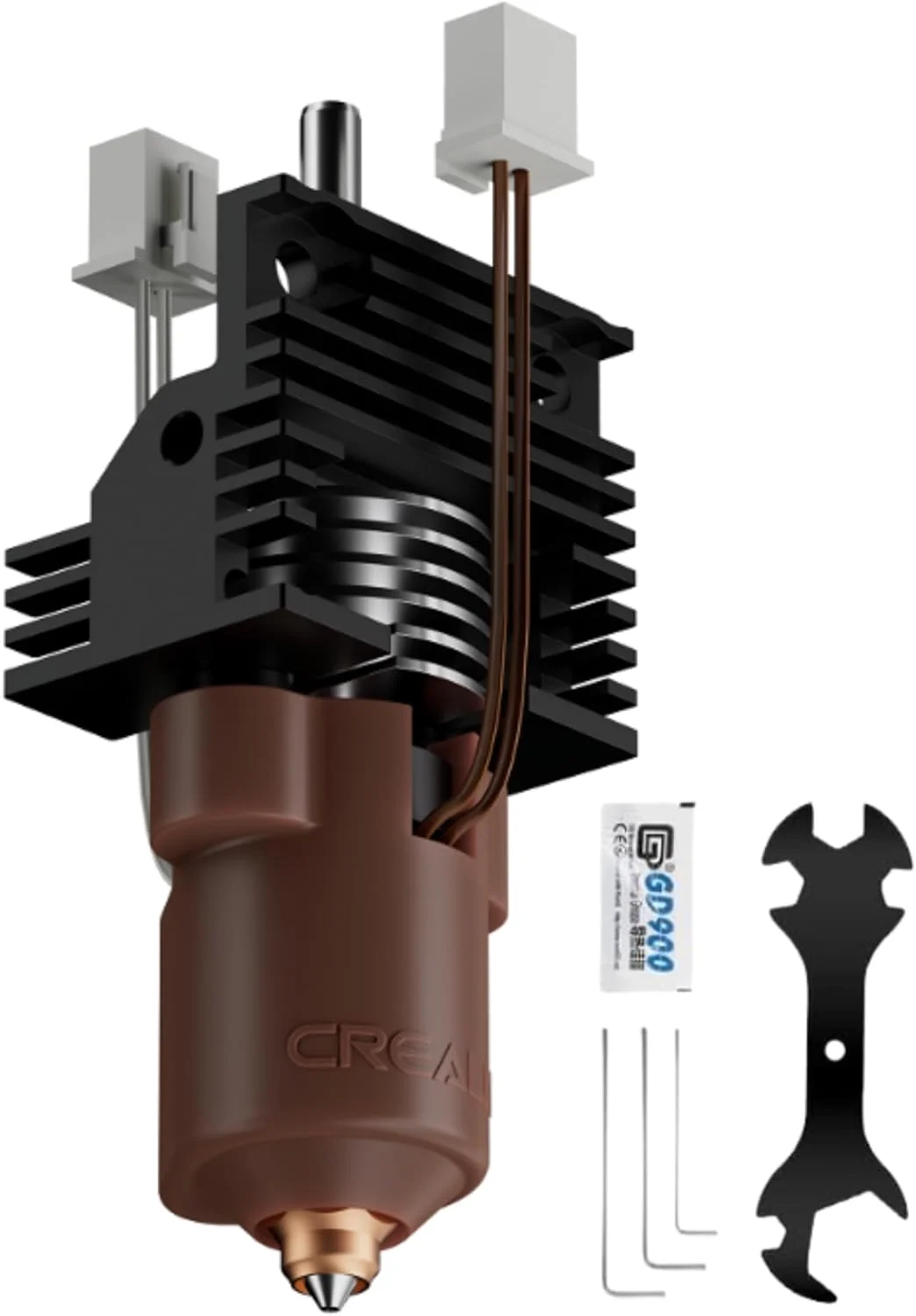 نسخه 2025 اکسترودر Creality K1، بلوک حرارتی سرامیکی تعویض سریع، نازل با جریان بالا | لوله گلو تمام فلزی | طراحی ضد گرفتگی برای پرینترهای سه بعدی Creality K1/ Max/ K1C