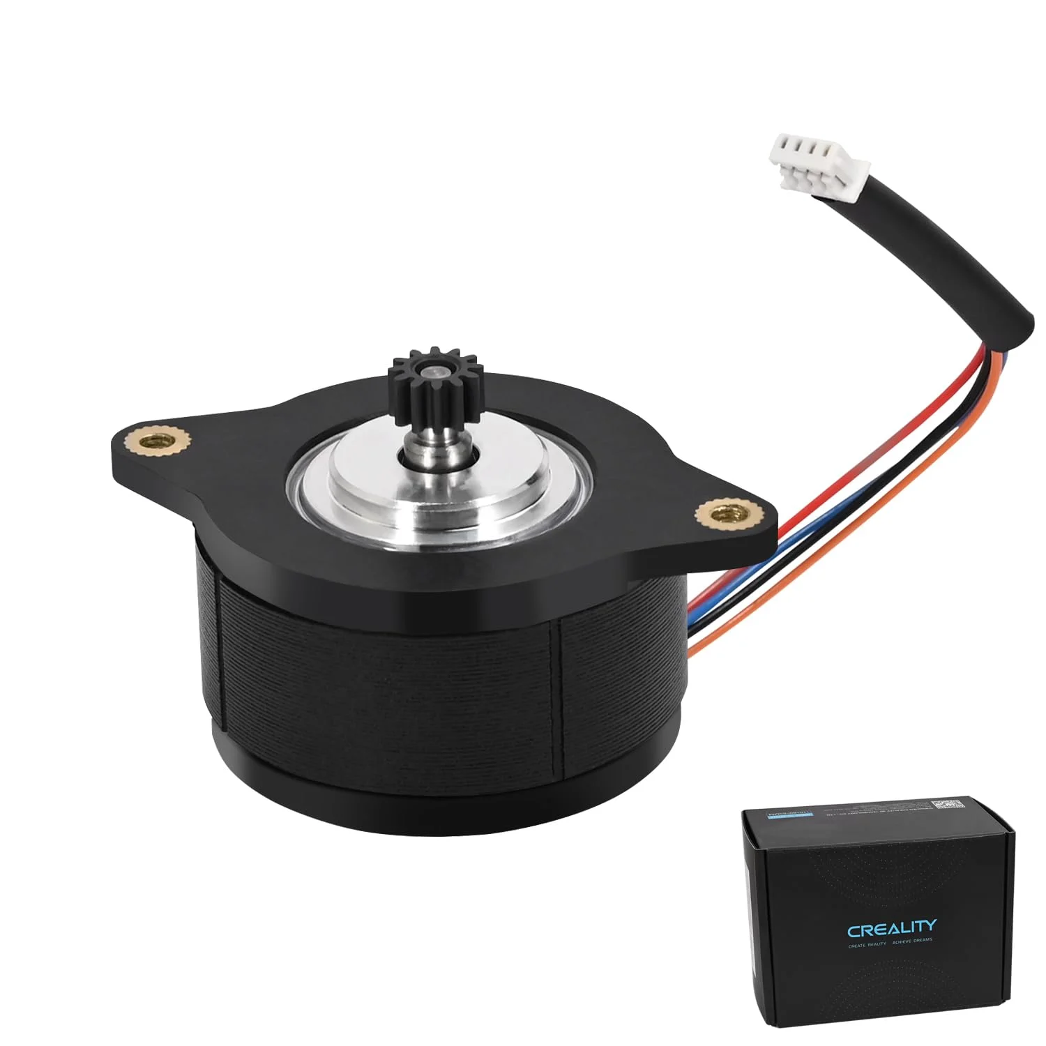 موتور اکسترودر Creality K1C، موتور پله ای دایره ای اکستروژن کم صدا 0.8 آمپر 12 دندانه برای پرینتر سه بعدی Creality K1 Max/K1/K1C/ Ender 3 V3/Ender 3 V3 Plus /K1 SE