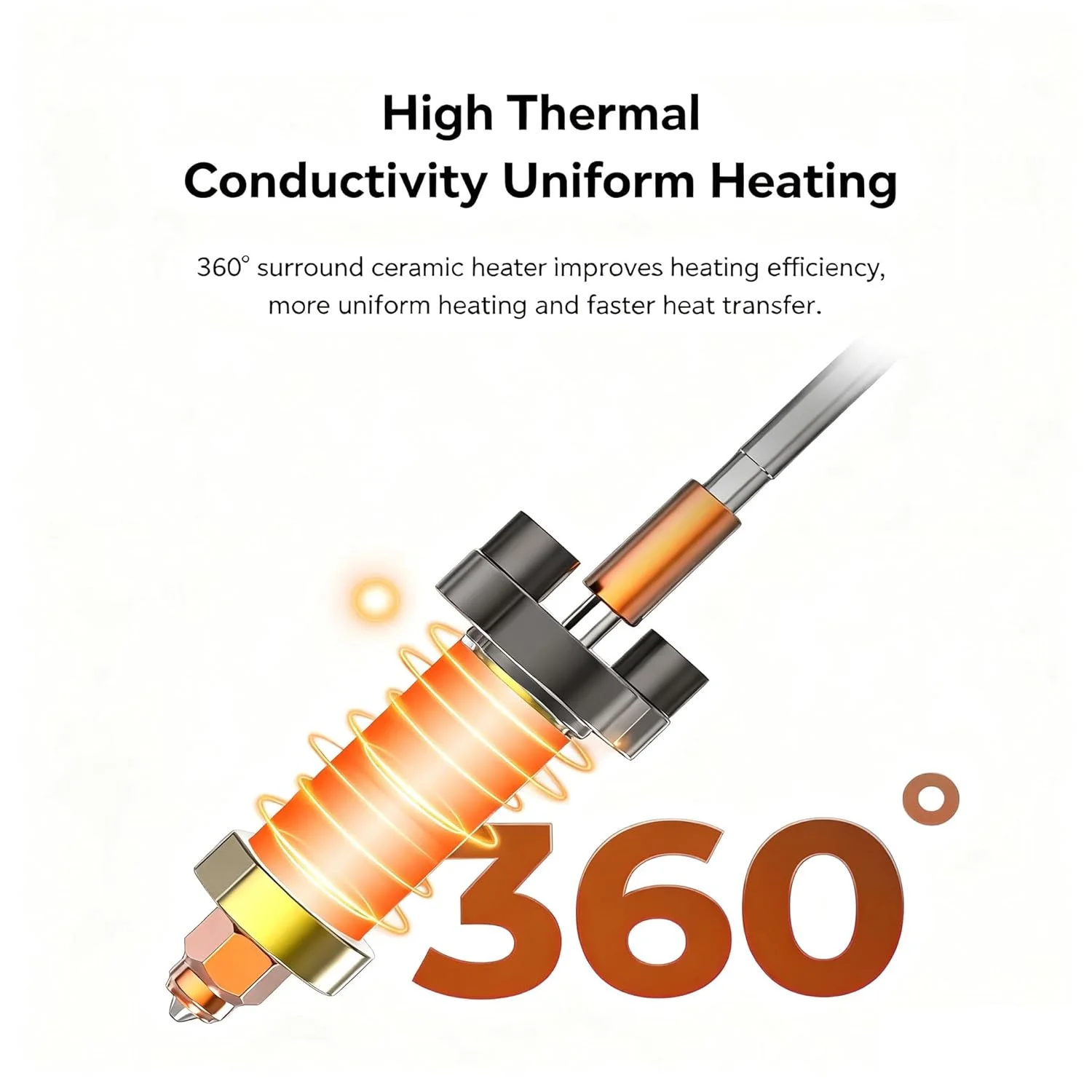 کیت هاتاند سازگار با Creality K2 Plus | بلوک گرمایش سرامیکی 350 درجه سانتیگراد | نازل تعویض سریع 0.4 میلیمتری | نصب آسان کیت هاتاند سازگار با Creality K2 Plus | بلوک گرمایش سرامیکی 350 درجه سانتیگراد | نازل تعویض سریع 0.4 میلیمتری | نصب آسان