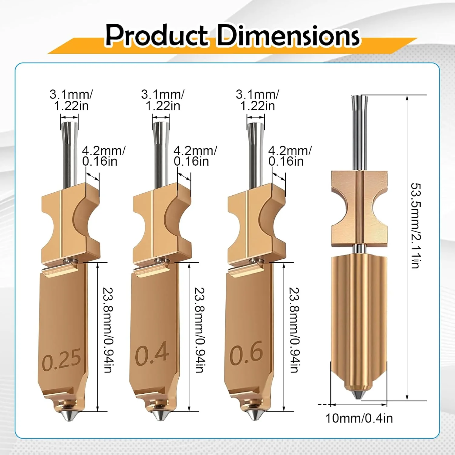 کیت نازل هات‌اند ارتقا یافته 3 عددی سازگار با Flashforge AD5X، اکسترودر مونتاژ شده پرینتر سه بعدی، نصب سریع، هد چاپ، قطعه پرینتر سه بعدی سرعت بالا