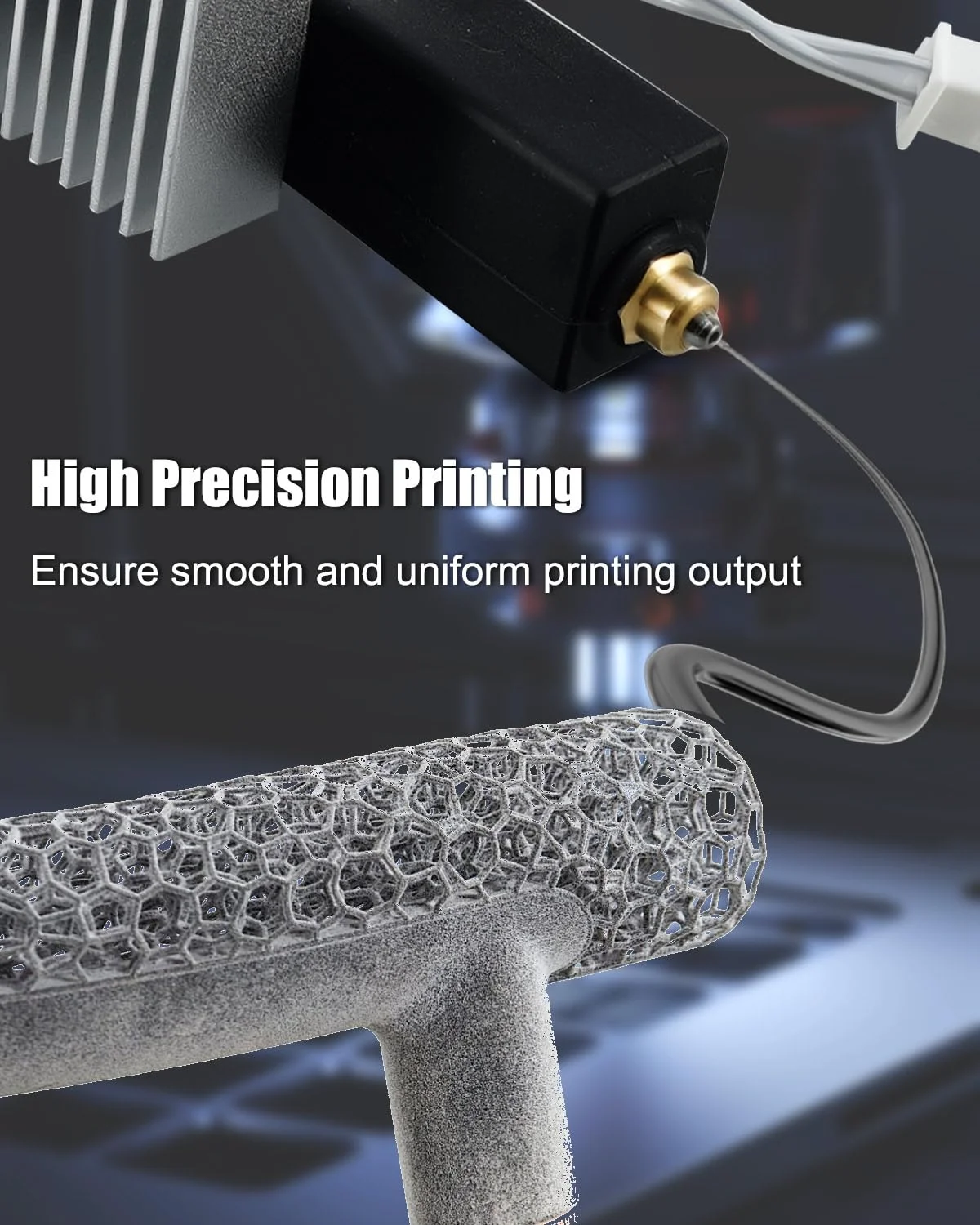 کیت هات‌اند سرامیکی 0.4 میلی‌متری مناسب برای پرینتر سه بعدی Elegoo Centauri Carbon/Centauri، نازل فولادی سخت‌کاری شده برنجی، المنت حرارتی، هات‌اند اکسترودر، هد چاپ جایگزین