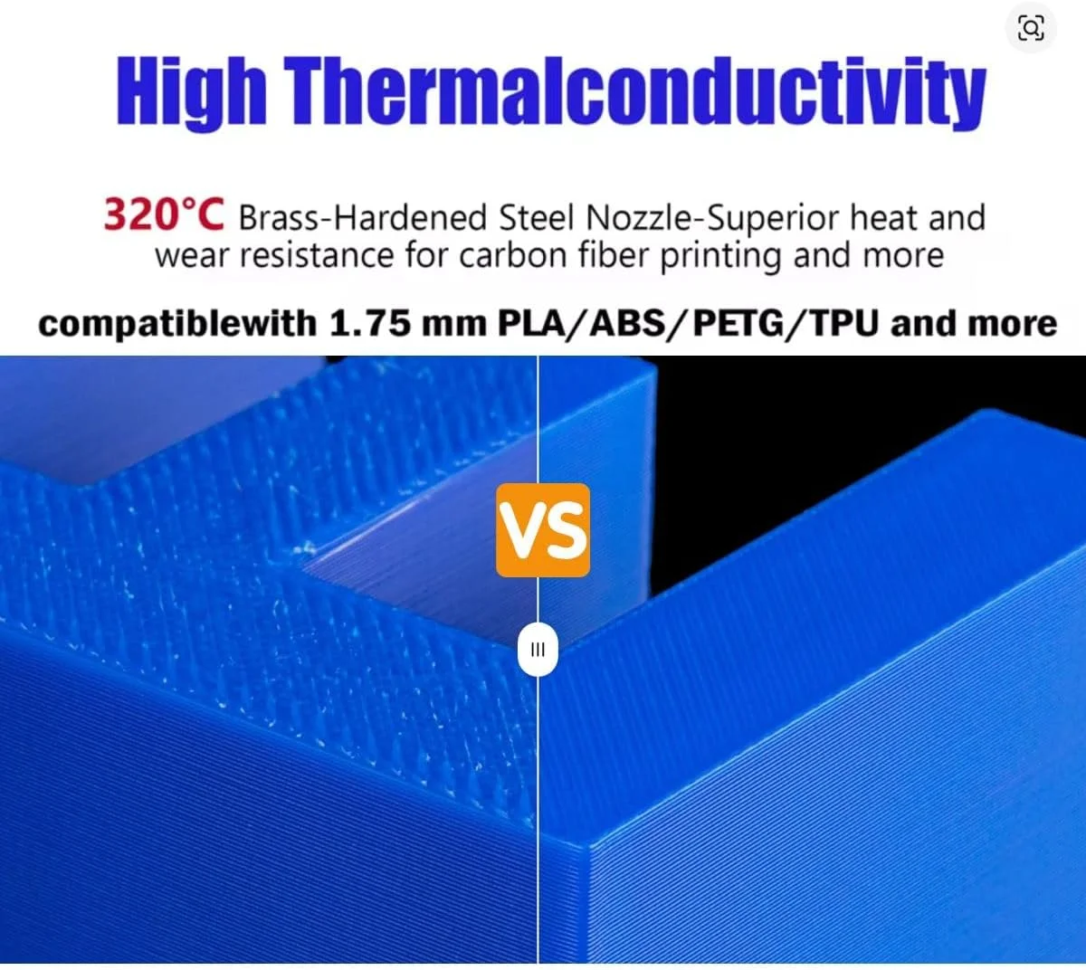 هات‌اند سرامیکی 0.4 میلی‌متری برای کیت اکسترودر هد چاپ Centauri Carbon، برای Elegoo Centauri Carbon، هیت سینک هات‌اند نازل‌های فولاد سخت شده برنجی به همراه 3 عدد روکش سیلیکونی و 2 عدد برس نازل
