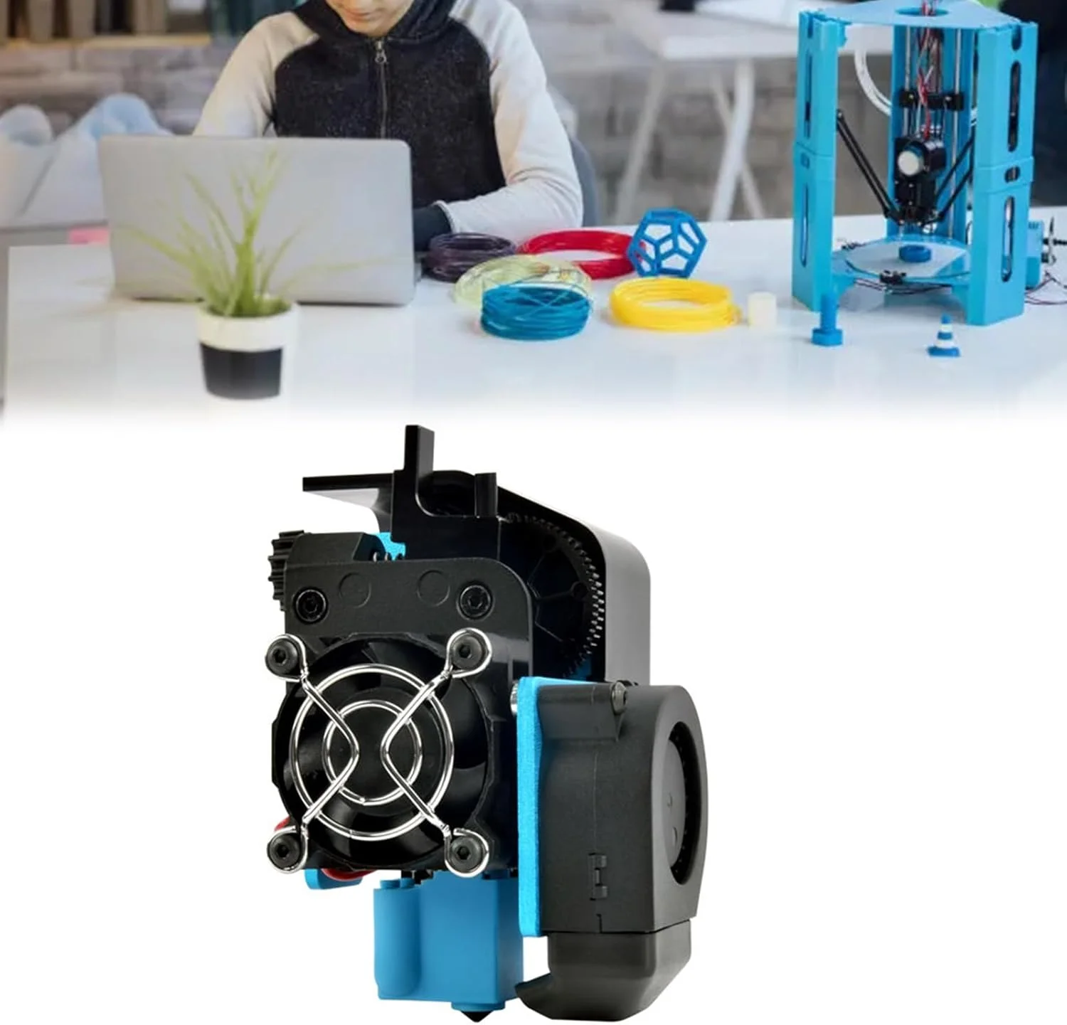 نازل اکسترودر پرینتر سه بعدی با دمای بالا Bottone برای هد چاپ اکستروژن تک فلزی SW-X1