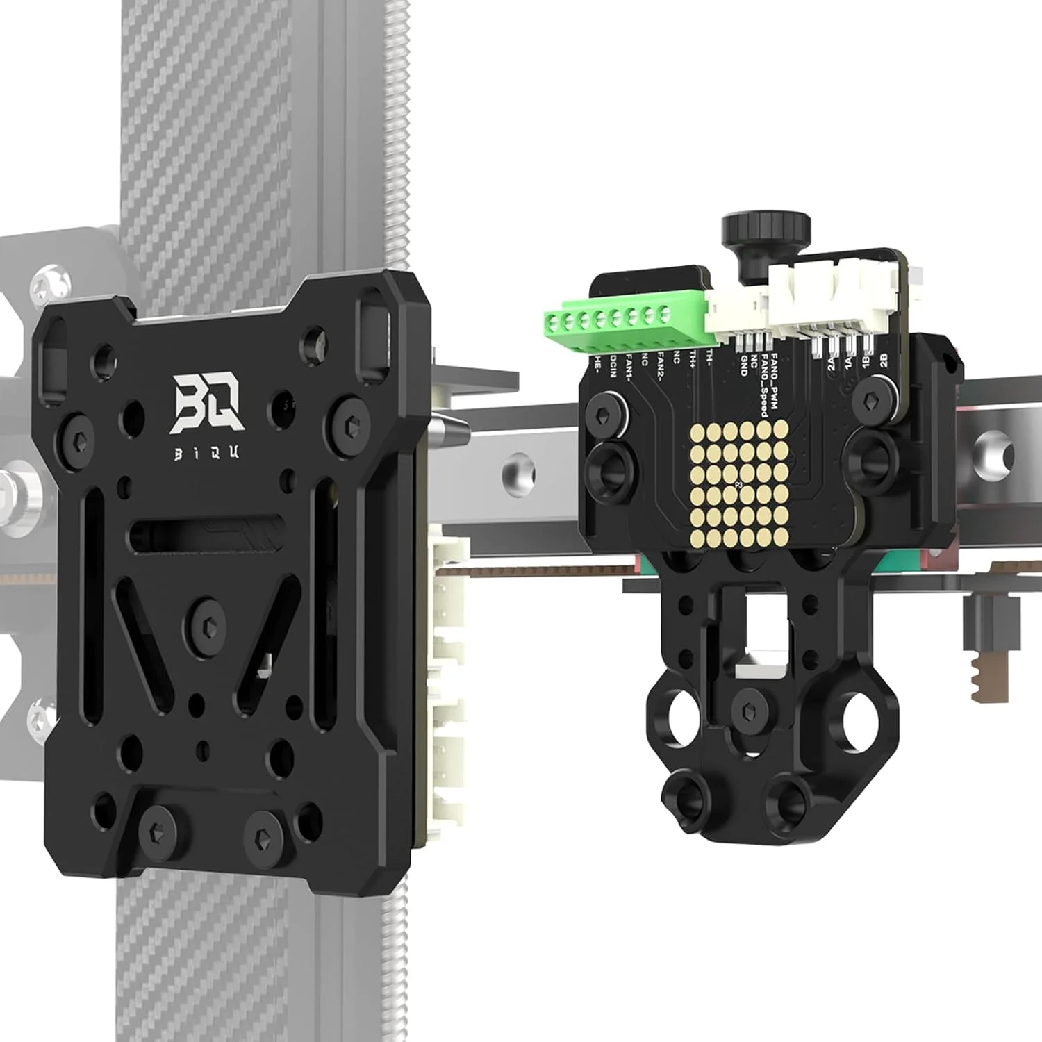 BIQU Hermit Crab V2، تعویض کننده ابزار هد چاپگر سه بعدی، ابزار تعویض سریع اکسترودر، تعویض سریع هد ابزار، سازگار با اکسترودر Ender 3 BIQU H2 V2S، برش لیزری، اکسترودر خاک رس، پلاتر قلم