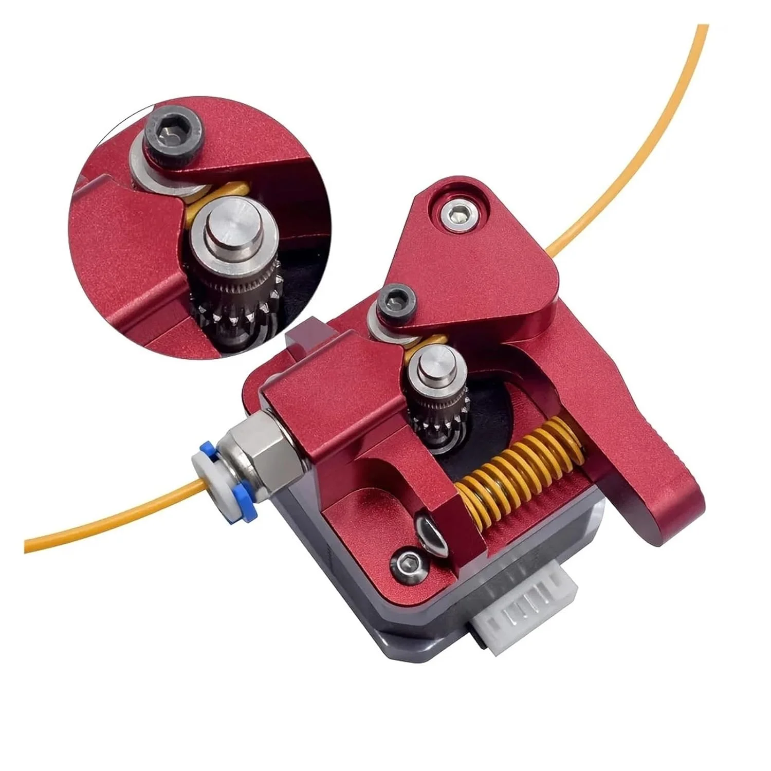 اکسترودر دوگانه دنده ای Ender 3 V2، شفت موتور 20 میلی متری، سازگار با پرینتر سه بعدی سری Ender 3 Pro CR10 و درایو فیلامنت TPU