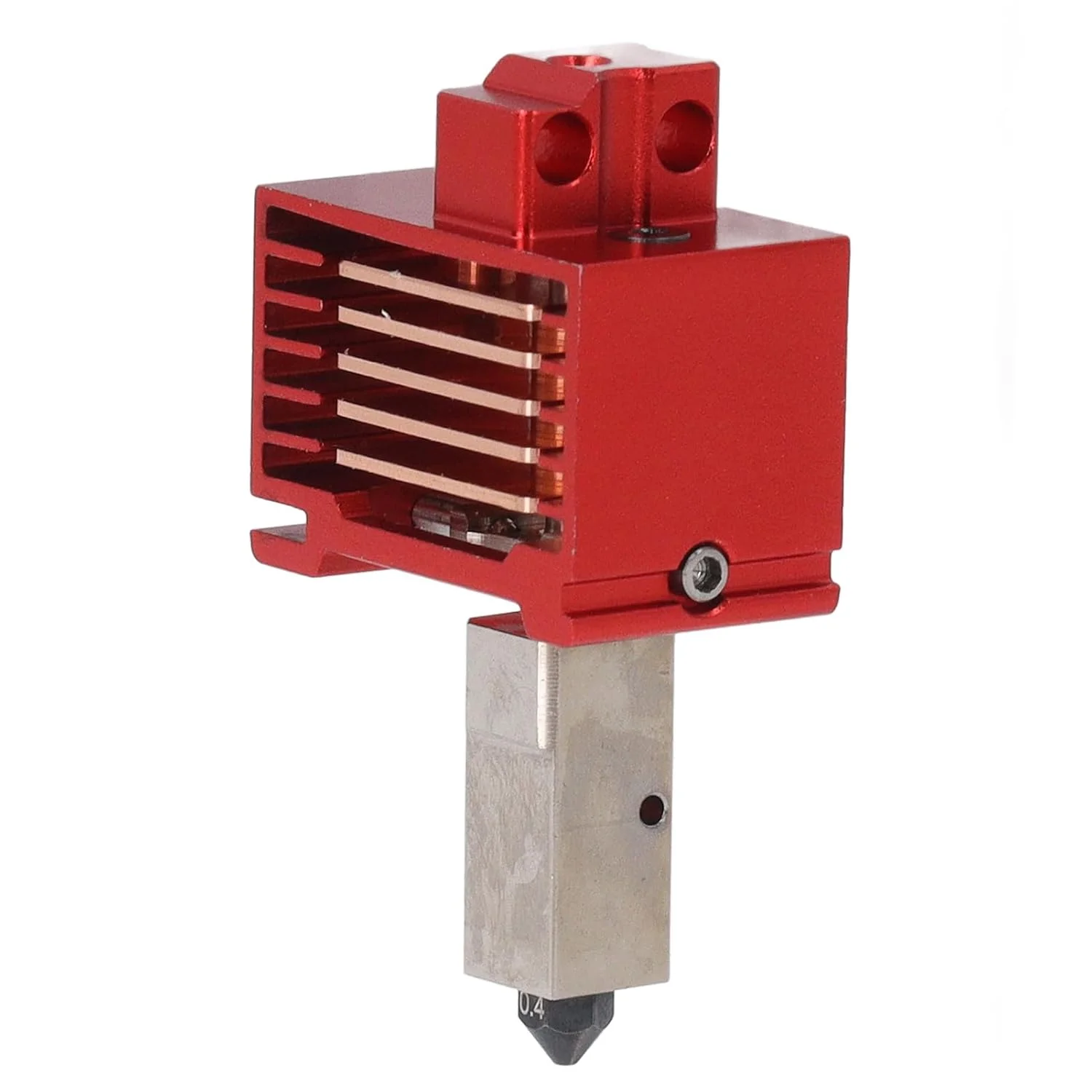 کیت هات‌اند اکسترودر پرینتر سه بعدی بیمتالیک آلیاژ مس و تیتانیوم، نازل فولادی سخت شده با دمای بالا، برای TZ-3.0 X1 P1، با پیچ های ثابت و هیت سینک، جایگزینی قابل جابجایی