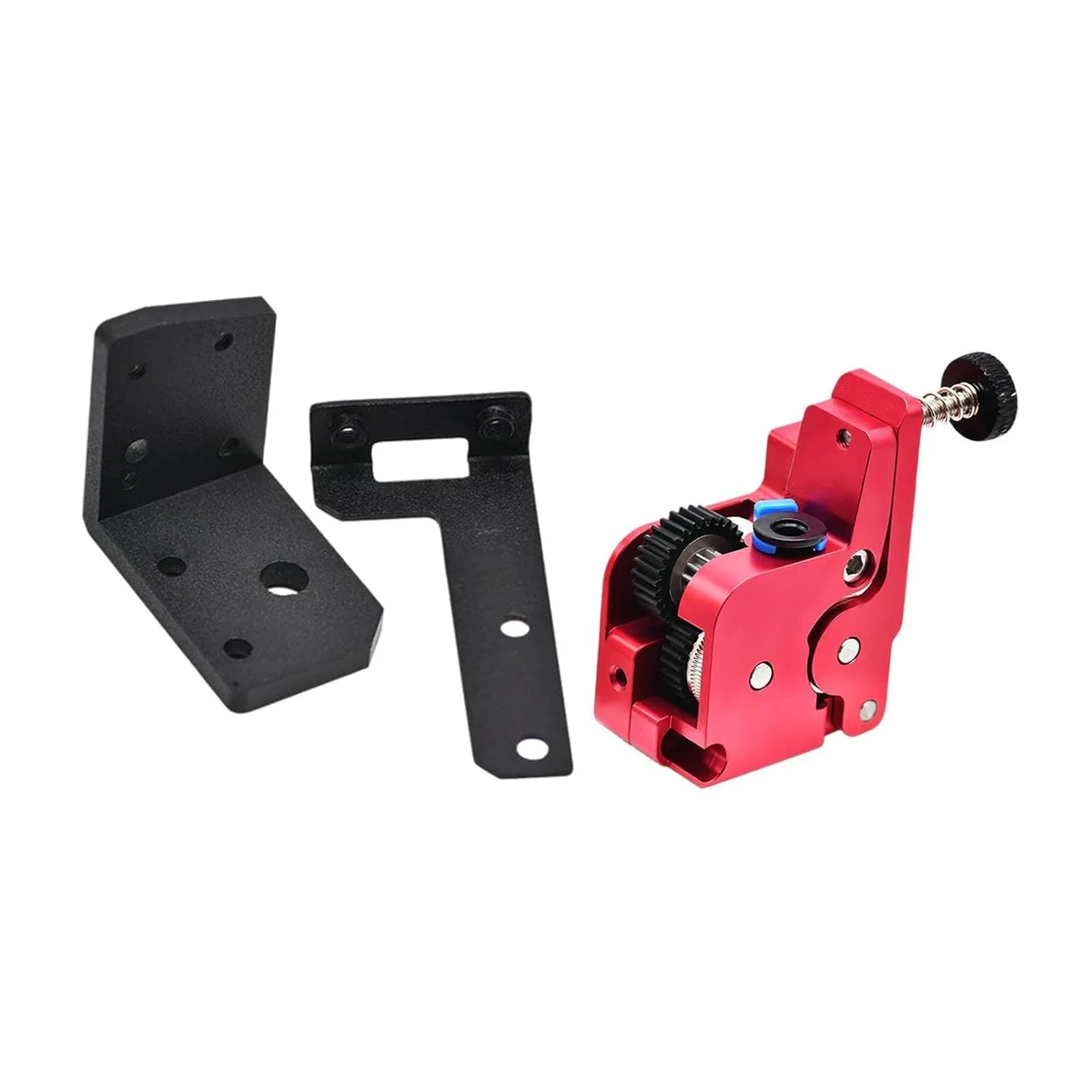 فیدر اکسترودر پرینتر سه بعدی، قطعه جایگزین با عملکرد بالا، درایور دو چرخ دنده برای مدل پرو، به همراه 2 براکت