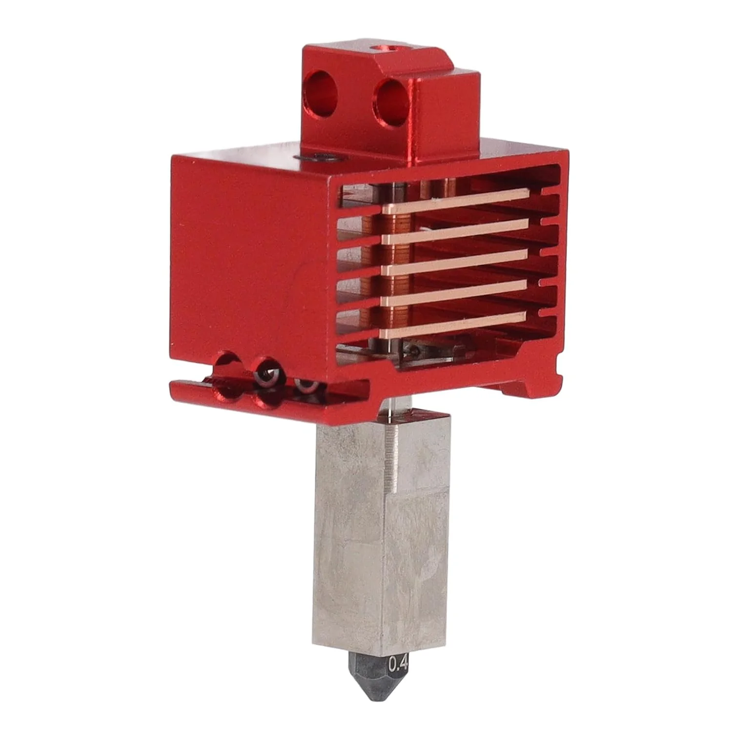 کیت هات‌اند اکسترودر پرینتر سه بعدی بیمتالیک آلیاژ مس و تیتانیوم، نازل فولادی سخت شده با دمای بالا، برای TZ-3.0 X1 P1، با پیچ های ثابت و هیت سینک، جایگزینی قابل جابجایی