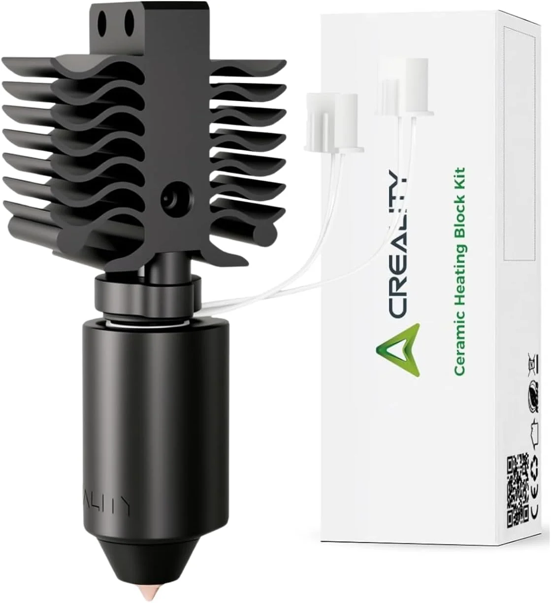 کیت بلوک حرارتی سرامیکی Ender 5 Max، مجموعه هات اند Ender 5 Max، رسانایی حرارتی بالا، چاپ با جریان بالا، مقاومت در برابر درجه حرارت بالا، تعویض سریع، اورجینال برای Creality (300℃)