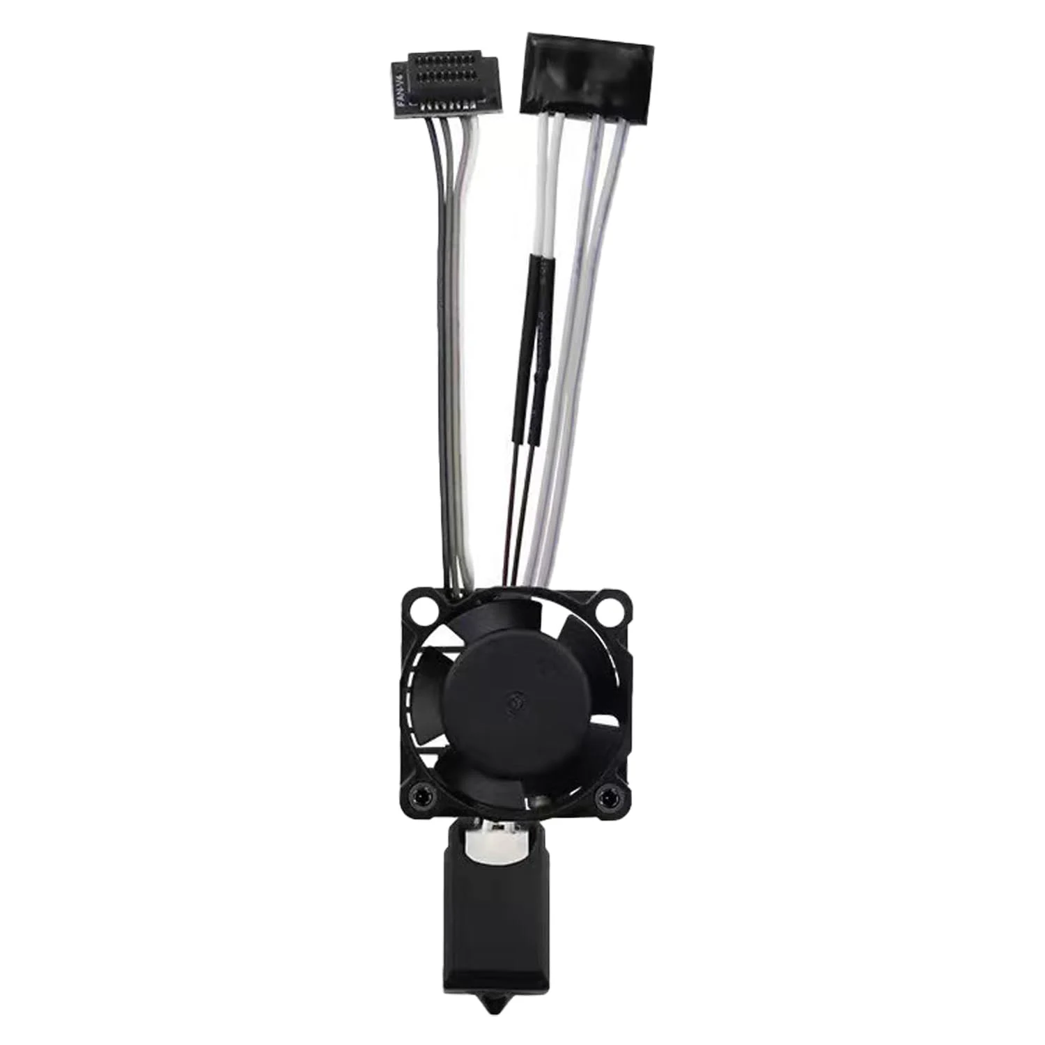 هات‌اند سرامیکی مونتاژ شده کامل P1P/P1S با فن و نازل فولادی سخت شده 0.4 میلی‌متری برای پرینتر سه بعدی Bambu Lab P1P/P1S، کیت اکسترودر هد پرینت هات اند با کارتریج گرمکن و ترمیستور برای پرینت با سرعت بالا