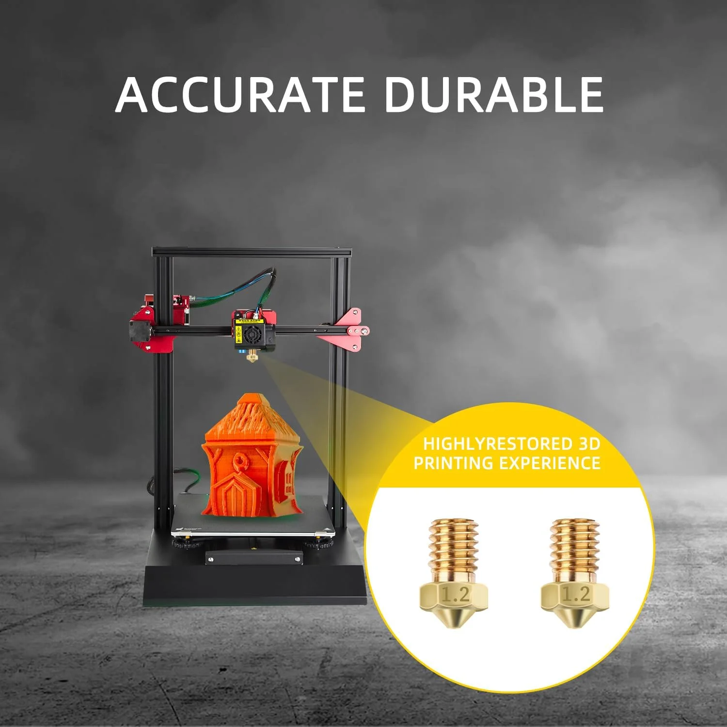 نازل های اکسترودر M6 1.75mm Aopin برای پرینتر سه بعدی، نازل های برنجی 1.2mm / 0.047 اینچی، 10 عدد نازل های اکسترودر M6 1.75mm Aopin برای پرینتر سه بعدی، نازل های برنجی 1.2mm / 0.047 اینچی، 10 عدد
