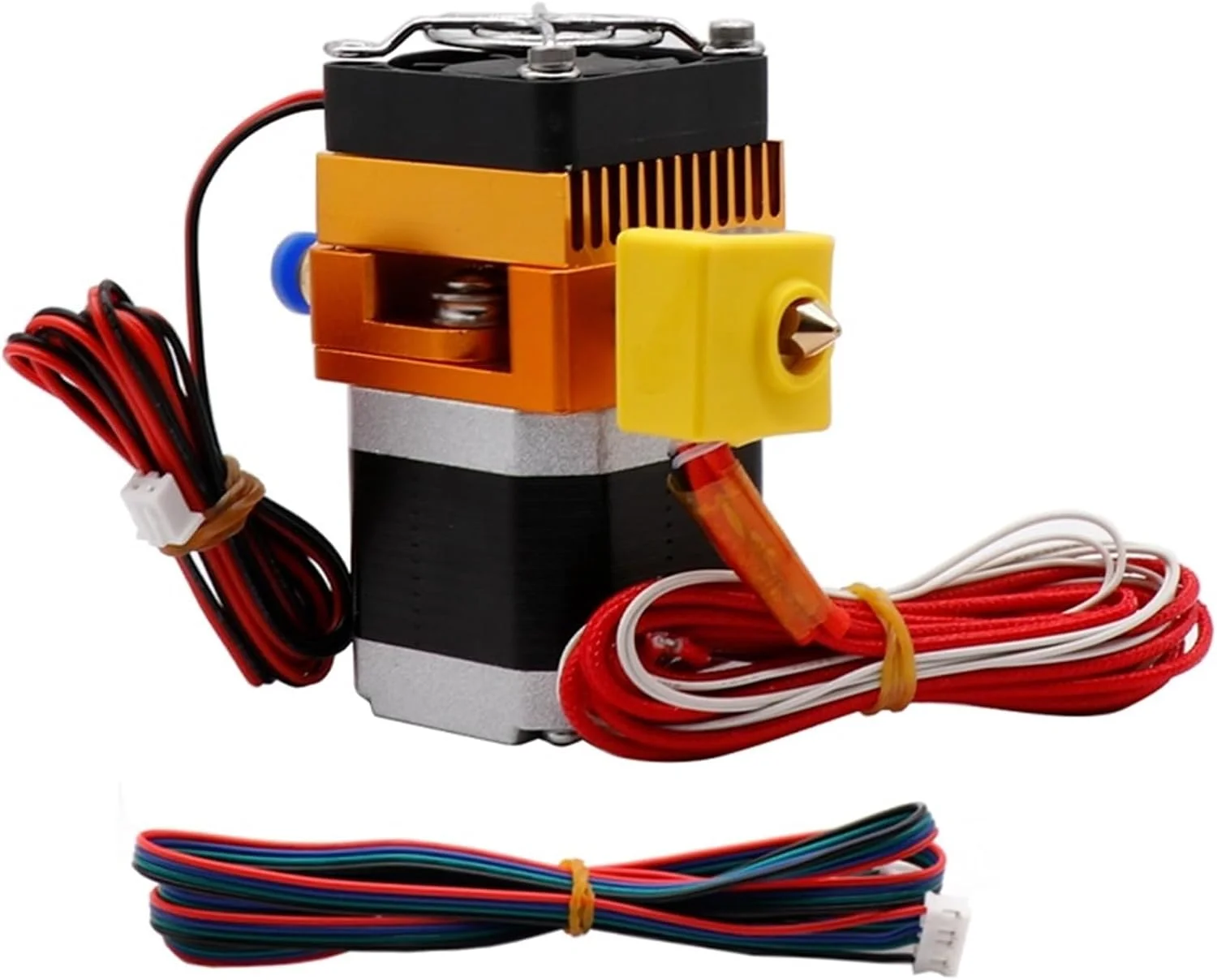 اکسترودر MK8 J-Head Hoten برای پرینتر سه بعدی، نازل 0.4 میلی‌متری، اکستروژن فیلامنت 1.75 میلی‌متری به همراه گلو و قطعات موتور پرینتر سه بعدی