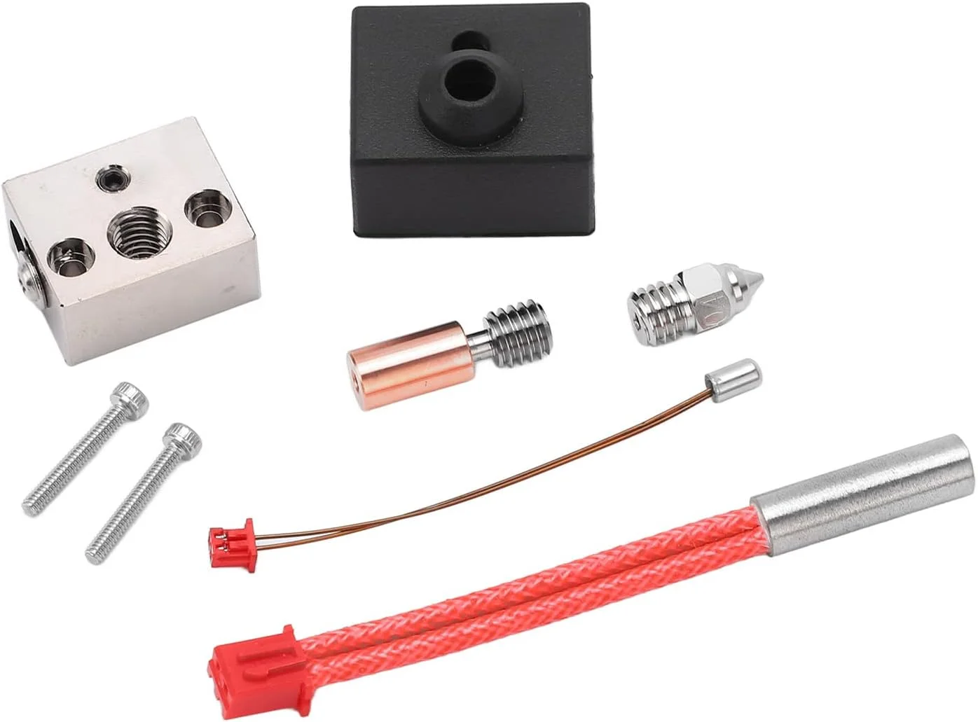 کیت هات‌اند پرینتر سه بعدی، لوله گلو، نازل اکسترودر، قطعات اکسترودر نازل پرینتر، بلوک گرمایشی پرینتر برای 3 S1 24V 40W 300℃