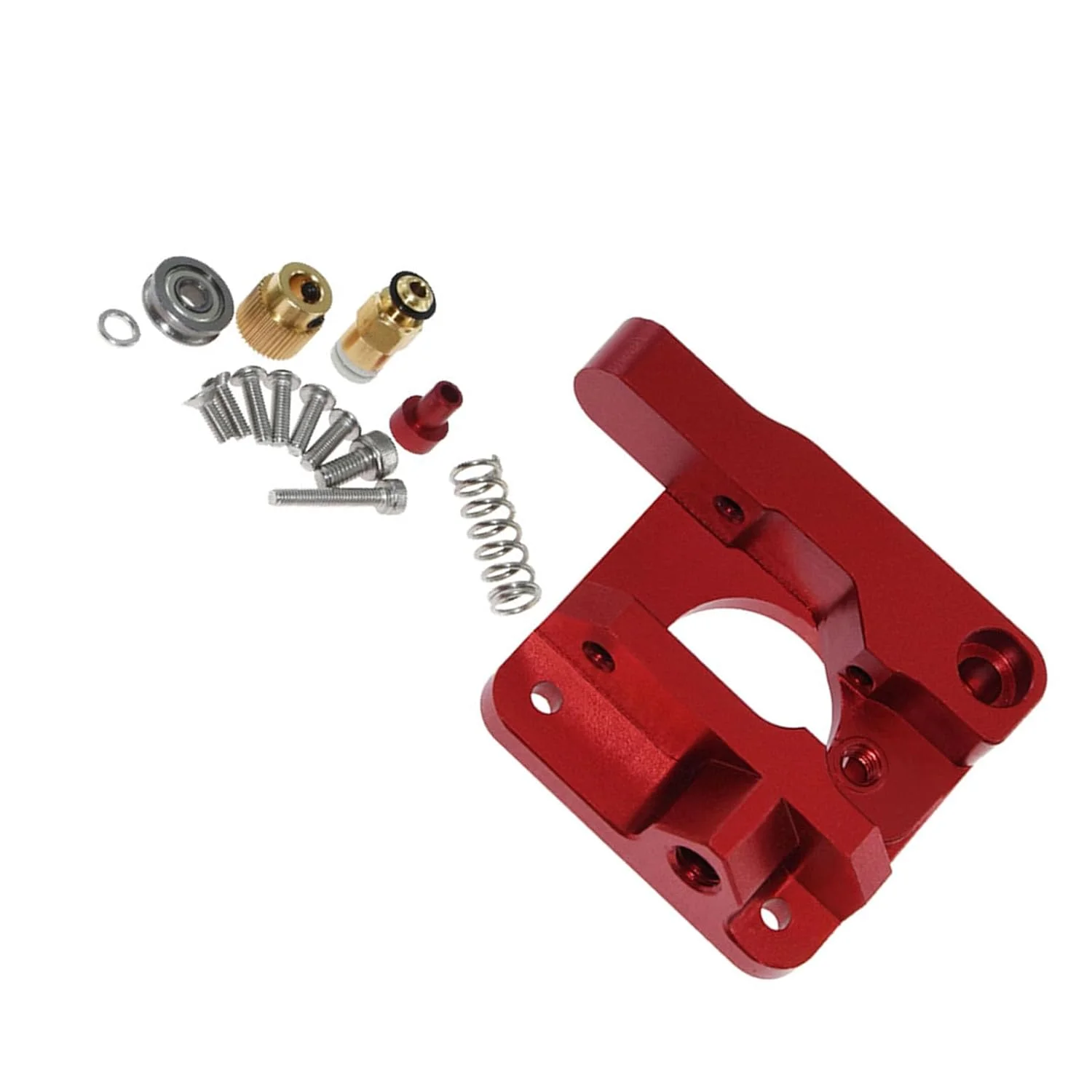 اکسترودر آلیاژ آلومینیوم، پرداخت اکسیداسیون سندبلاست، جایگزین اکسترودر چاپگر سه بعدی صاف و صنعتی (دست چپ)