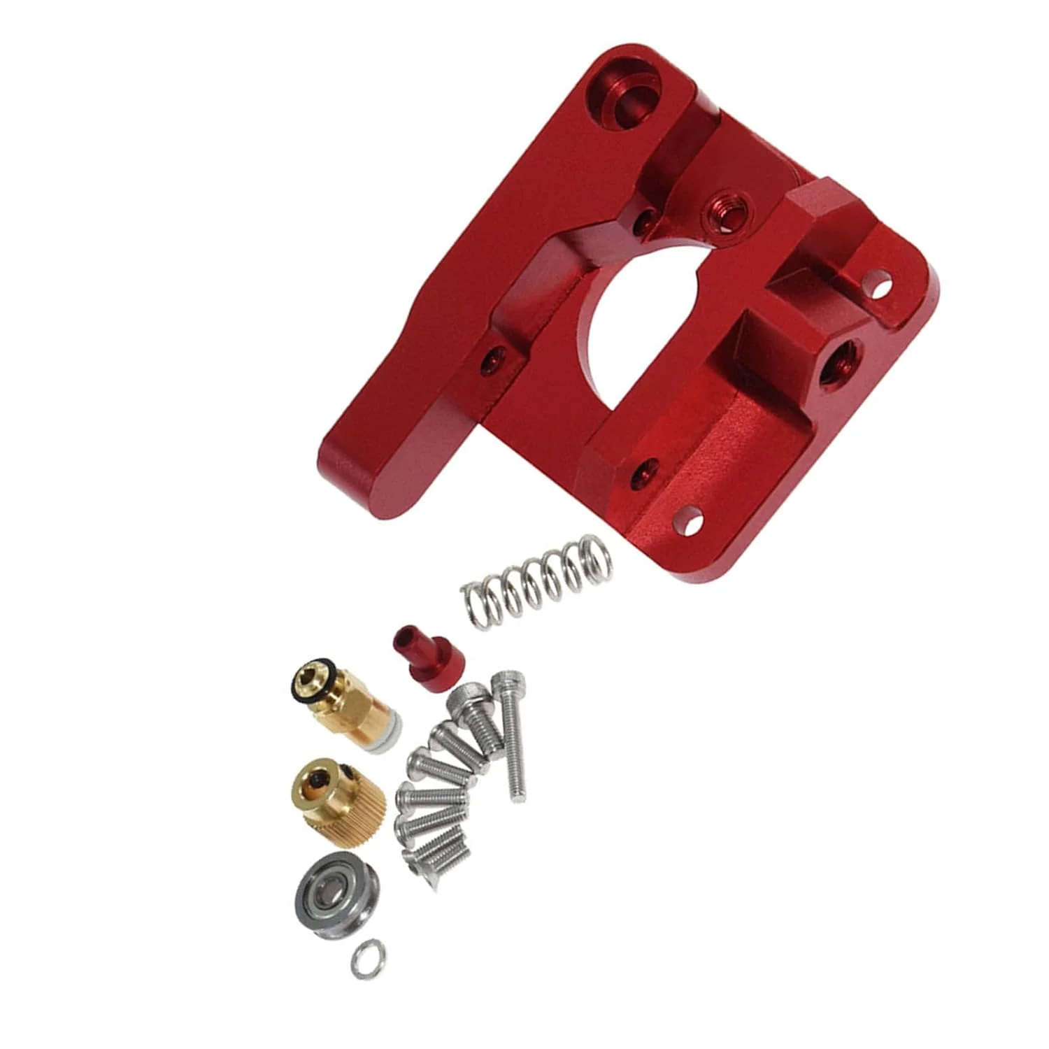 اکسترودر آلیاژ آلومینیوم، پرداخت اکسیداسیون سندبلاست، جایگزین اکسترودر چاپگر سه بعدی صاف و صنعتی (دست چپ)