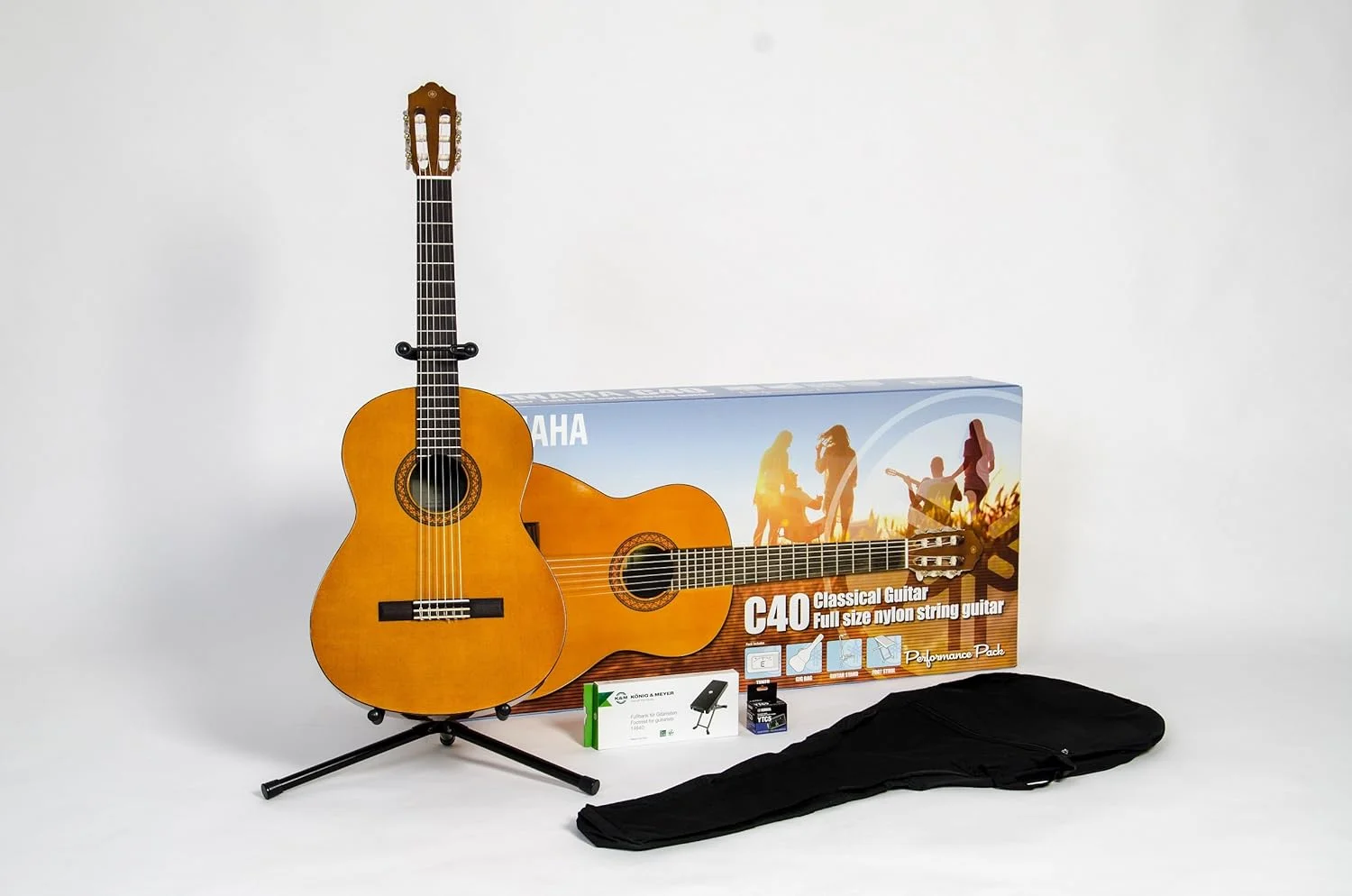 ست گیتار آکوستیک یاماها C40II، رنگ: طبیعی ست گیتار آکوستیک یاماها C40II، رنگ: طبیعی