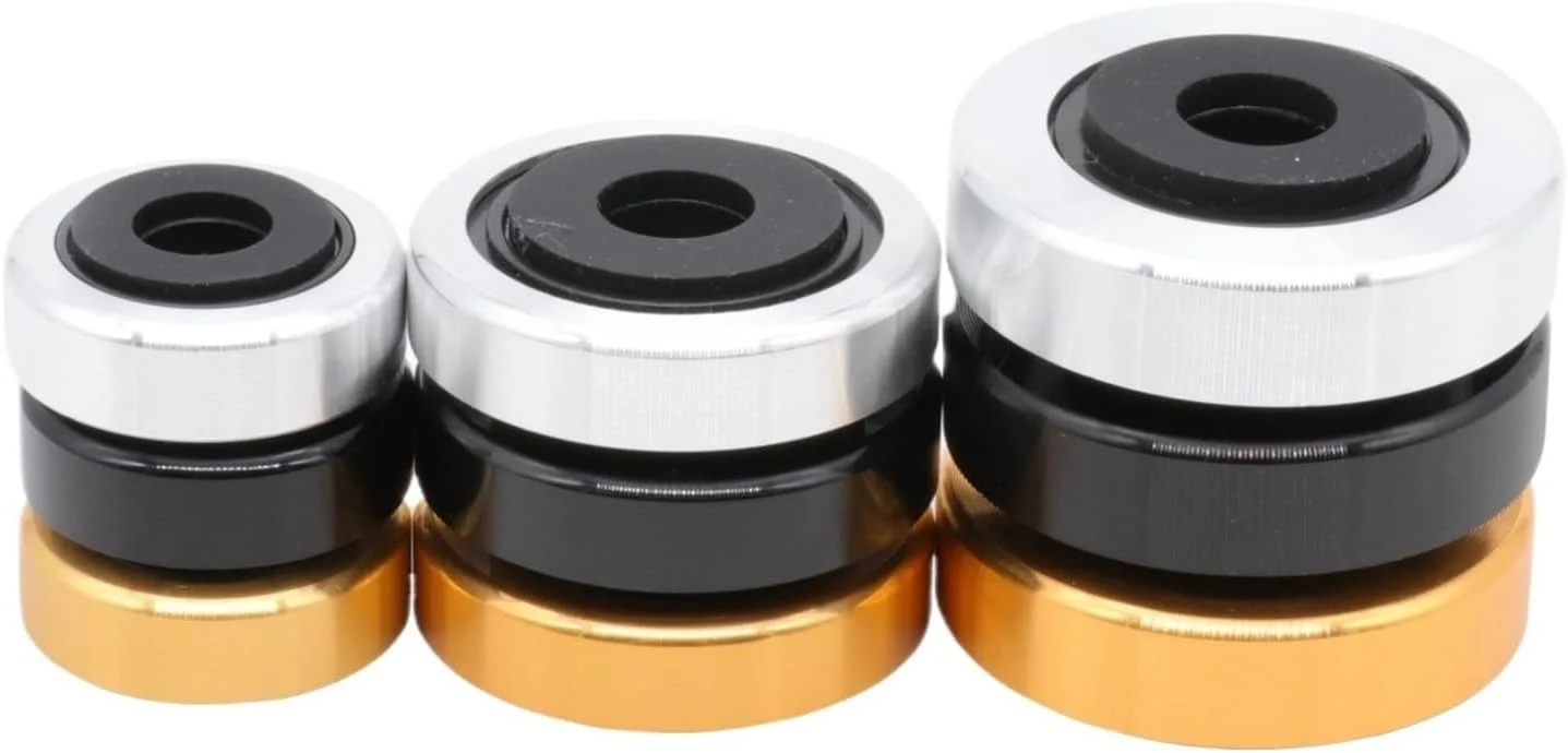 ۴ عدد پایه عایق لرزش گیر آلومینیومی پلاستیکی برای آمپلی فایر صوتی، بلندگو، ساب ووفر، پخش کننده، کابینت DIY (نقره ای، ۴۵x۱۵ میلی متر) ۴ عدد پایه عایق لرزش گیر آلومینیومی پلاستیکی برای آمپلی فایر صوتی، بلندگو، ساب ووفر، پخش کننده، کابینت DIY (نقره ای، ۴۵x۱۵ میلی متر)