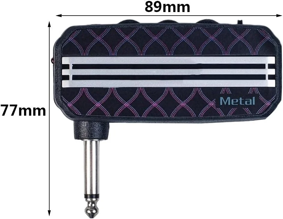 آمپلی فایر جیبی مینی گیتار الکتریکی با افکت صدای قوی به همراه هدفون، مناسب برای لوازم جانبی آلات موسیقی