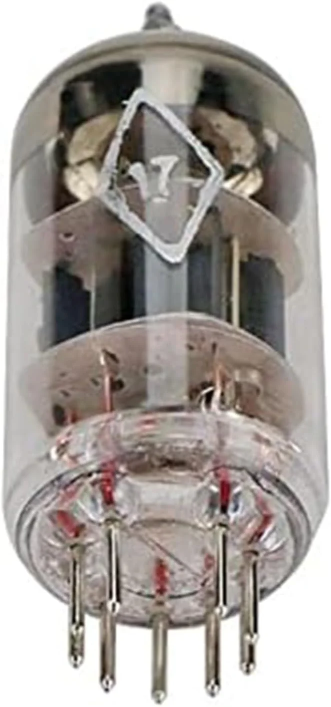 دو عدد لامپ خلاء 6H1n-EB پیش تقویت کننده برای بلندگوها با باس بهبود یافته، جایگزین سازگار با لامپ های 6N1 ECC85 6AQ8، جنس شیشه ای برای تقویت کننده صوتی HiFi