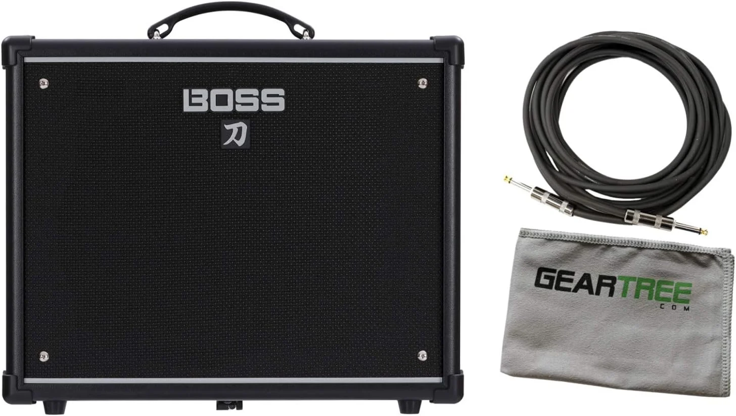 آمپلی فایر گیتار Boss KTN-50 Katana (50 وات، شامل کابل و پارچه تمیز کننده)
