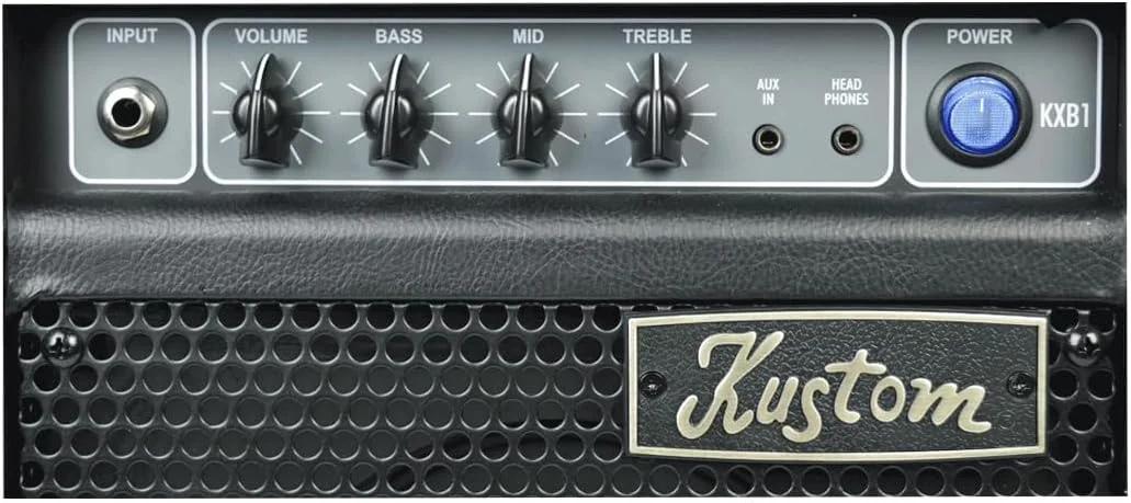 آمپلیفایر باس سری Kustom KXB، 1 عدد 15 سانتیمتری با EQ 3 باندی ~ 10 وات آمپلیفایر باس سری Kustom KXB، 1 عدد 15 سانتیمتری با EQ 3 باندی ~ 10 وات