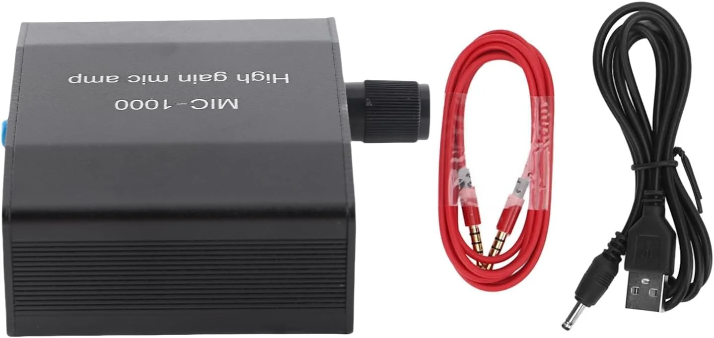 کیت تقویت کننده صدا 1000، تقویت کننده میکروفون DC 5V با بهره بالا - تقویت کننده صوتی میکروفون برای سازها، آواز و اجرای زنده