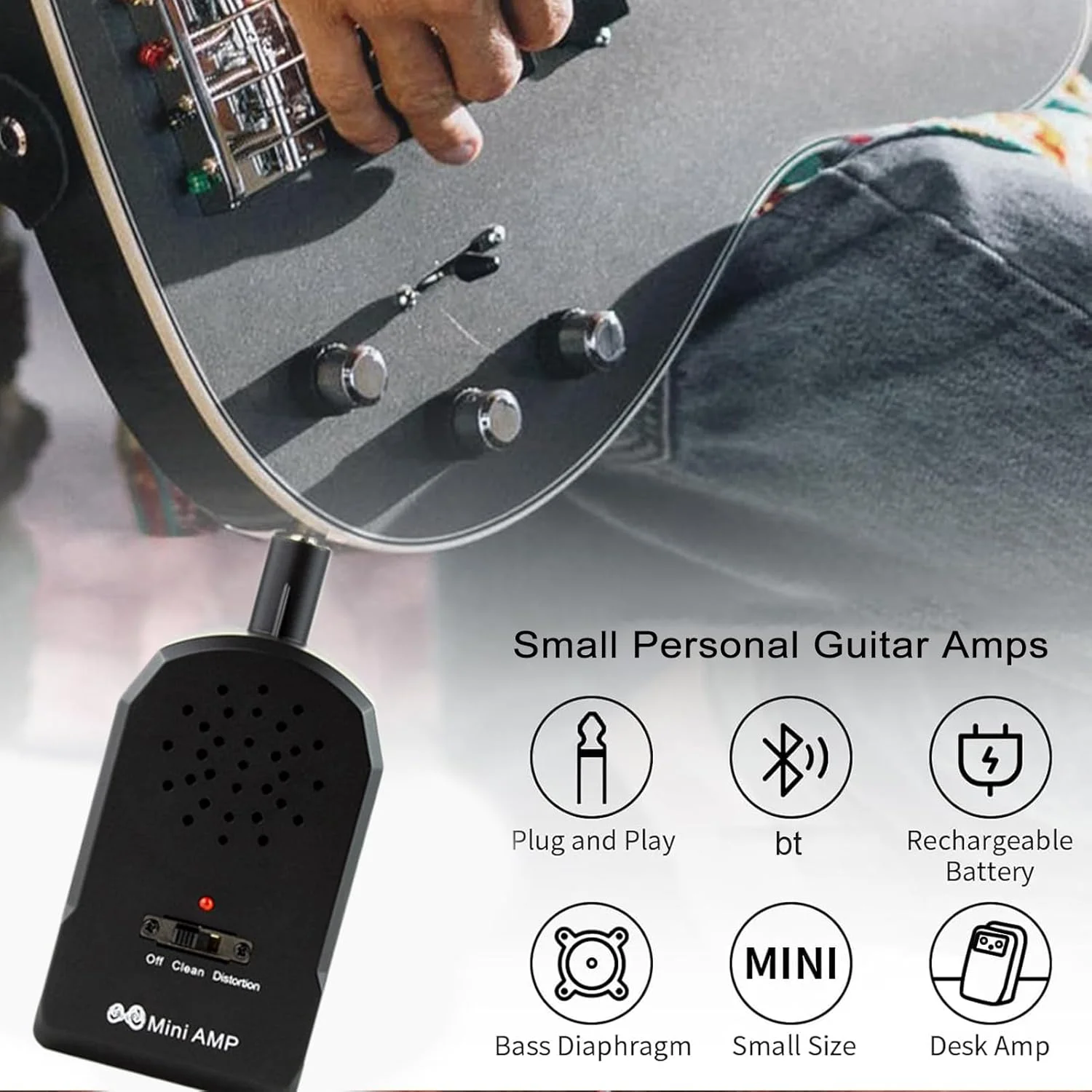 آمپلی فایر گیتار الکتریک - آمپلی فایر سازهای باس، دستگاه تمرین موسیقی، تجهیزات صحنه قابل حمل، جلوه های صوتی یکپارچه | آمپلی فایر گیتار الکتریک همه کاره برای اجراهای مدرسه و تمرین شخصی آمپلی فایر گیتار الکتریک - آمپلی فایر سازهای باس، دستگاه تمرین موسیقی، تجهیزات صحنه قابل حمل، جلوه های صوتی یکپارچه | آمپلی فایر گیتار الکتریک همه کاره برای اجراهای مدرسه و تمرین شخصی