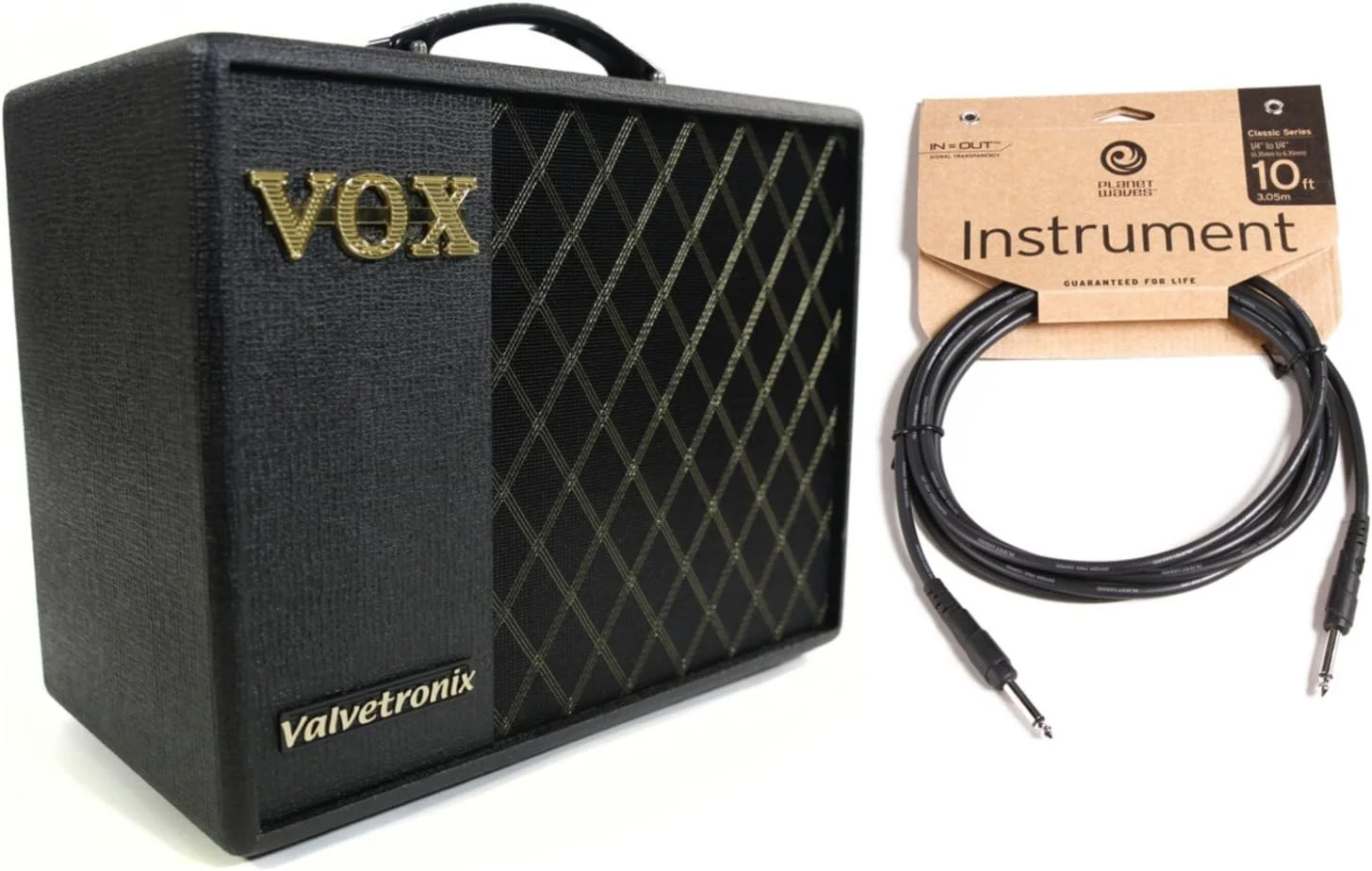 آمپلی فایر گیتار VOX VT20X، 20 وات، به همراه کابل ساز به طول 3 متر