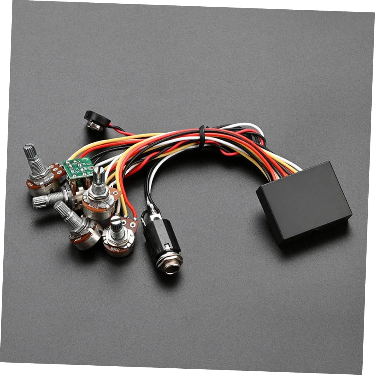 مدار پری امپ باس VICASKY، 2 عدد، سیم کشی بادوام برای گیتار باس، نصب آسان، قطعات حرفه ای برای مدارهای فعال و کنترل صدا مدار پری امپ باس VICASKY، 2 عدد، سیم کشی بادوام برای گیتار باس، نصب آسان، قطعات حرفه ای برای مدارهای فعال و کنترل صدا