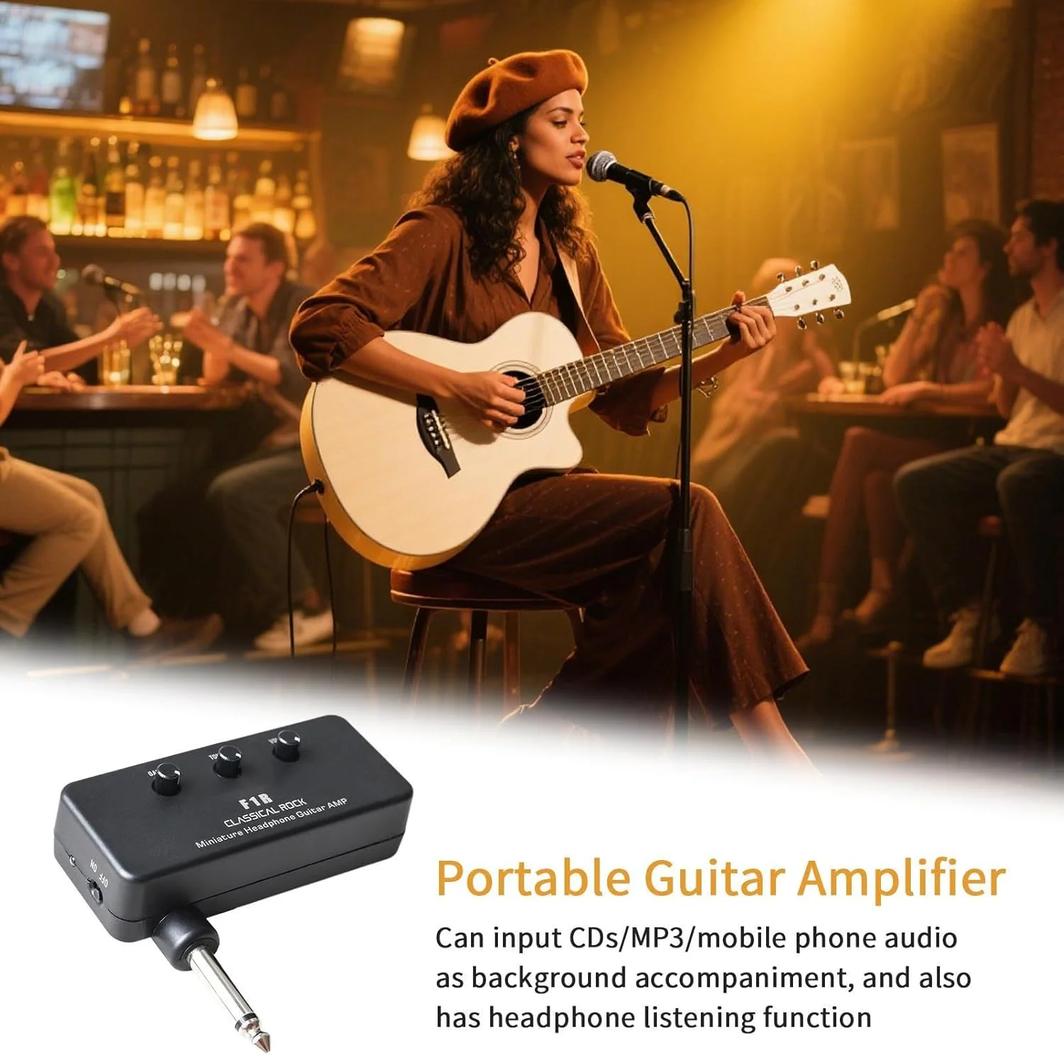 آمپلی فایر گیتار | باکس باس - اسپیکر آمپلی فایر جمع و جور برای ضبط باس، اجرای صحنه، پشتیبانی از اجراهای کوچک، تمرین داخلی، برای مبتدیان و آمپلی فایر گیتار | باکس باس - اسپیکر آمپلی فایر جمع و جور برای ضبط باس، اجرای صحنه، پشتیبانی از اجراهای کوچک، تمرین داخلی، برای مبتدیان و