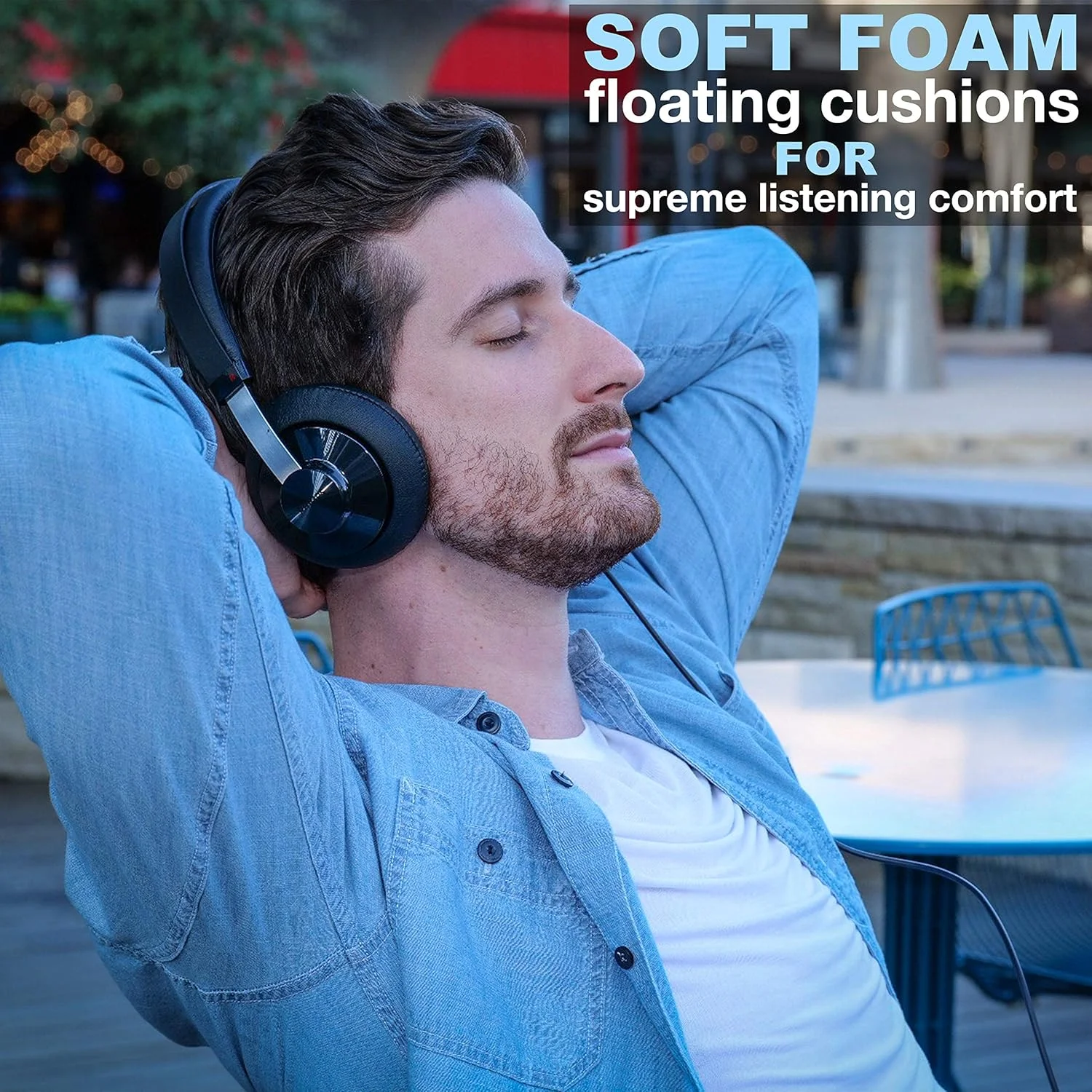 هدفون سیمی استریو Philips SHP6000، هدفون های رو گوشی با وضوح صدای بالا، بیس عمیق و راحتی فوق العاده