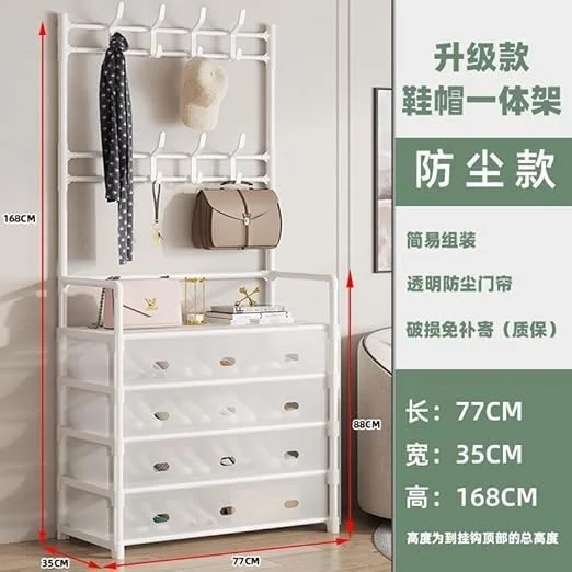 قفسه 5 طبقه کفش و کلاه - نصب آسان، طراحی محکم برای اتاق نشیمن، اتاق خواب، بالکن قفسه 5 طبقه کفش و کلاه - نصب آسان، طراحی محکم برای اتاق نشیمن، اتاق خواب، بالکن