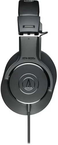 هدفون مانیتورینگ استودیویی حرفه ای Audio-Technica ATH-M20x، مشکی (AUD ATHM20X) + پارچه تمیز کننده میکروفیبر + پایه هدفون + کیف هدفون + محلول تمیز کننده هدفون Goby Labs 4 fl oz هدفون مانیتورینگ استودیویی حرفه ای Audio-Technica ATH-M20x، مشکی (AUD ATHM20X) + پارچه تمیز کننده میکروفیبر + پایه هدفون + کیف هدفون + محلول تمیز کننده هدفون Goby Labs 4 fl oz