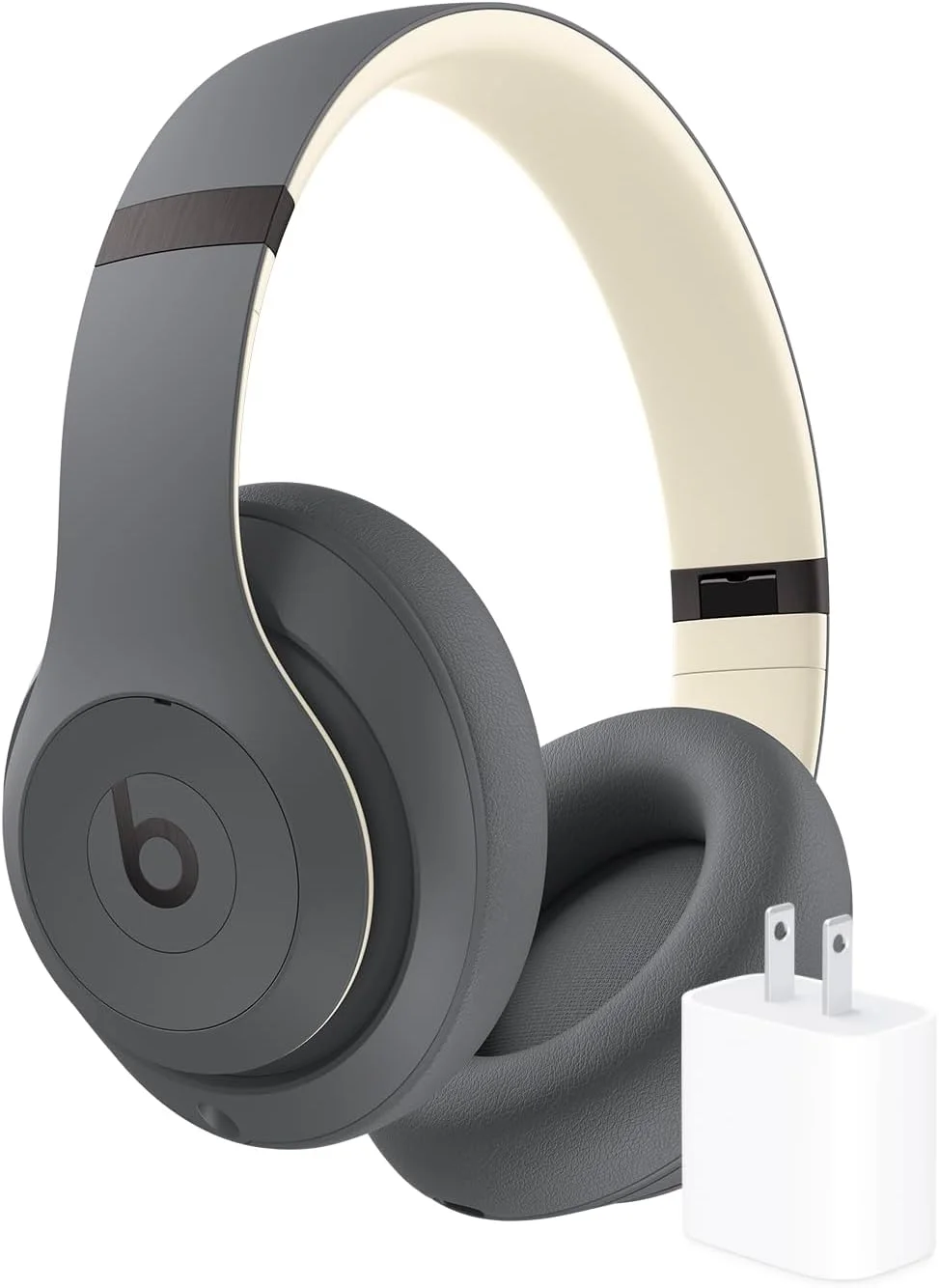 هدفون حذف نویز بلوتوثی بیتس Studio Pro به همراه آداپتور برق 20 واتی USB-C اپل - خاکستری شنی هدفون حذف نویز بلوتوثی بیتس Studio Pro به همراه آداپتور برق 20 واتی USB-C اپل - خاکستری شنی