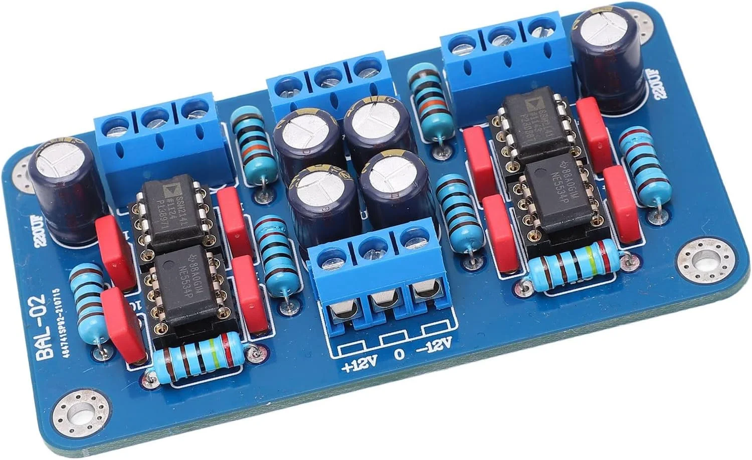 برد پیش تقویت کننده متوازن با تقویت کننده با دقت بالا SSM2141