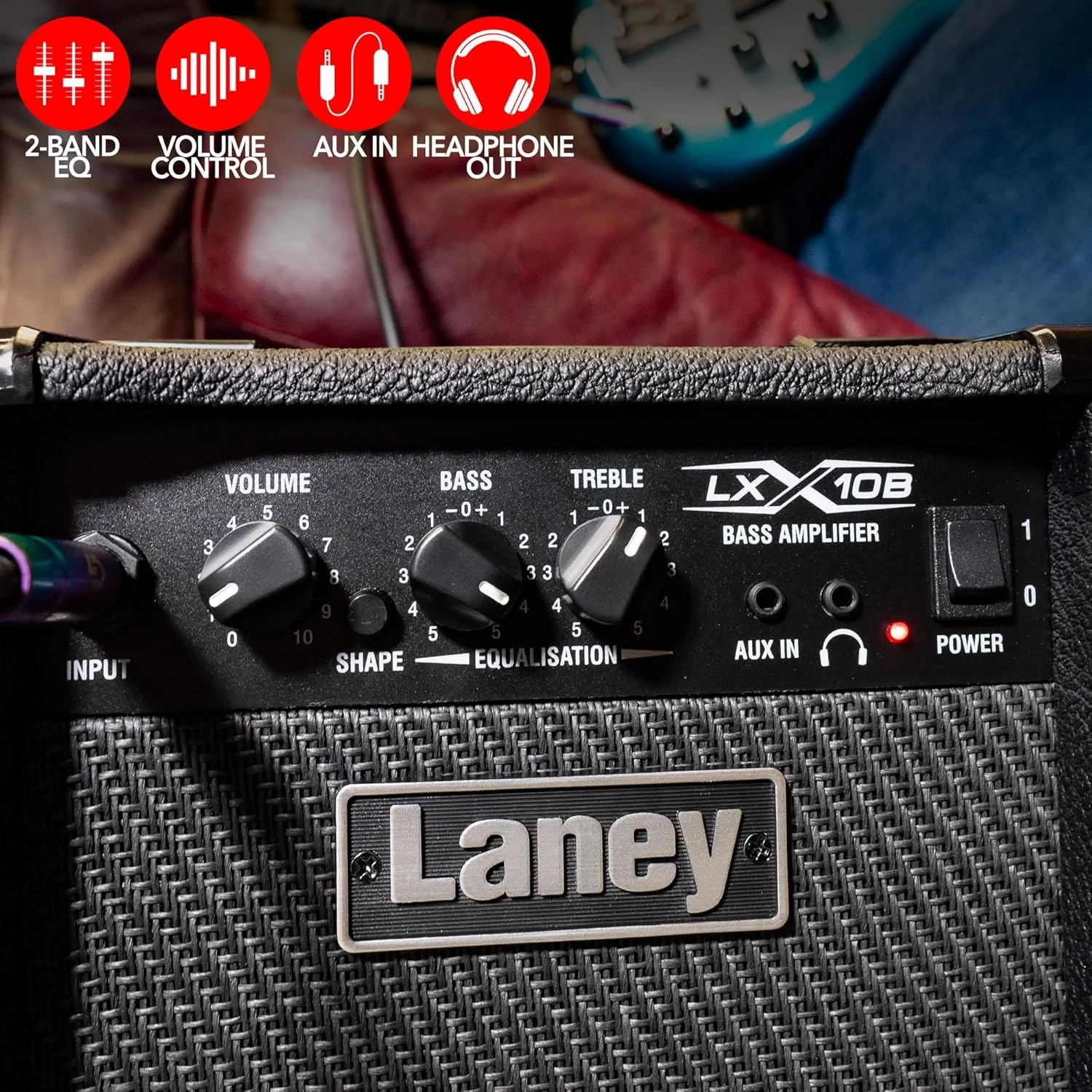 آمپلی فایر کمبو گیتار باس Laney LXB Series LX10B - 10 وات - ووفر 5 اینچی