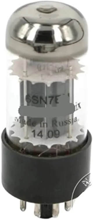 لامپ خلاء 6SN7 جایگزین لامپ خلاء 6N8P/6H8C/CV181 تنظیم دقیق مناسب برای تقویت کننده (6SN7, 1 عدد)