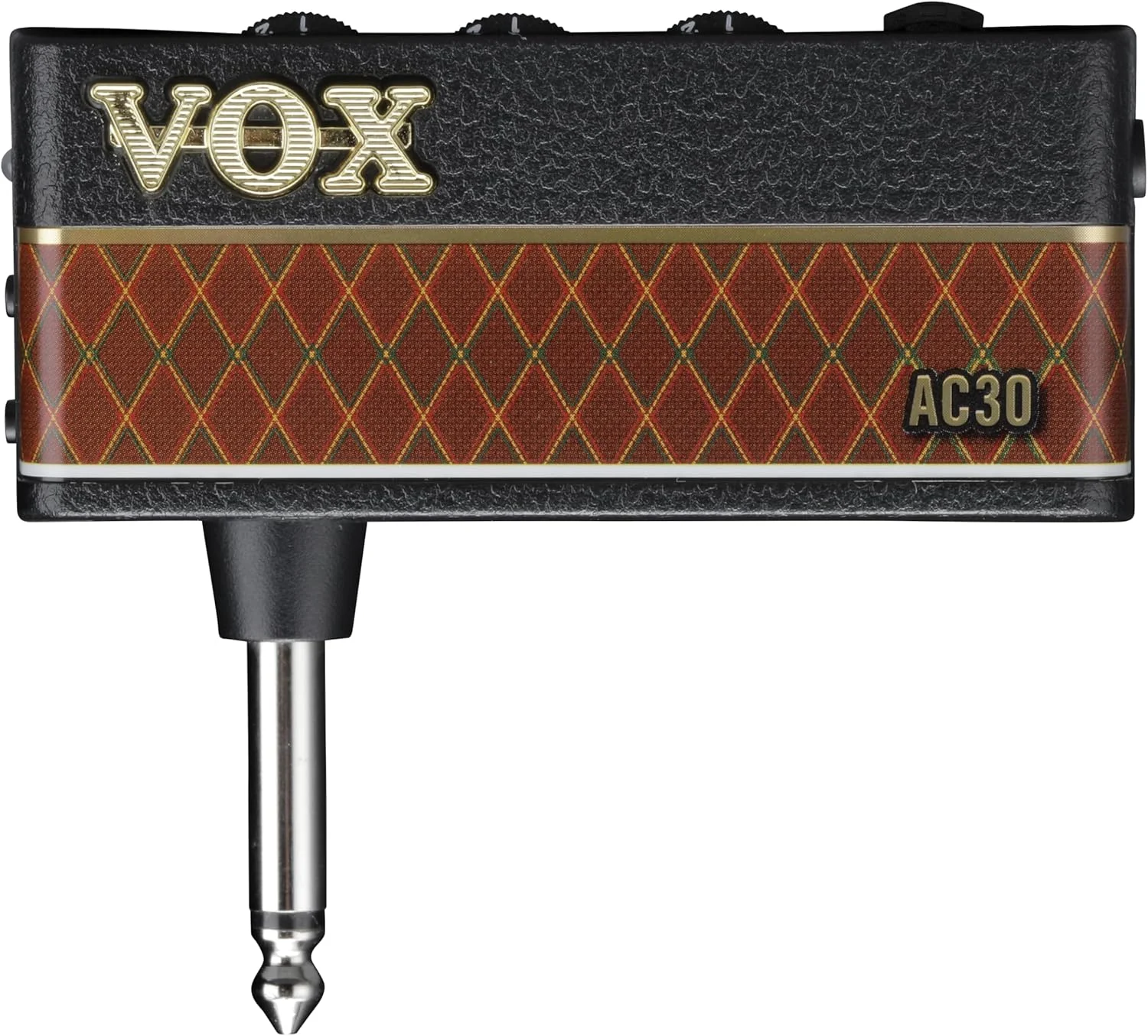آمپلی‌فایر هدفون گیتار Vox amPlug 3 AC30 با افکت‌های استریو، ترمولو، شبیه‌سازی اسپیکر، ریتم‌های داخلی و ورودی Aux