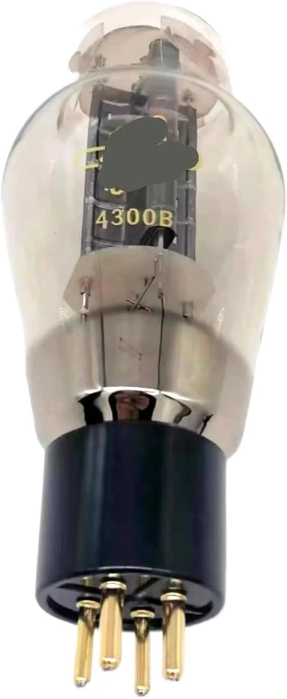 لامپ خلاء 4300B با صفحه تیتانیومی جایگزین لامپ الکترونی WE300B 300B 300B (تک عدد)