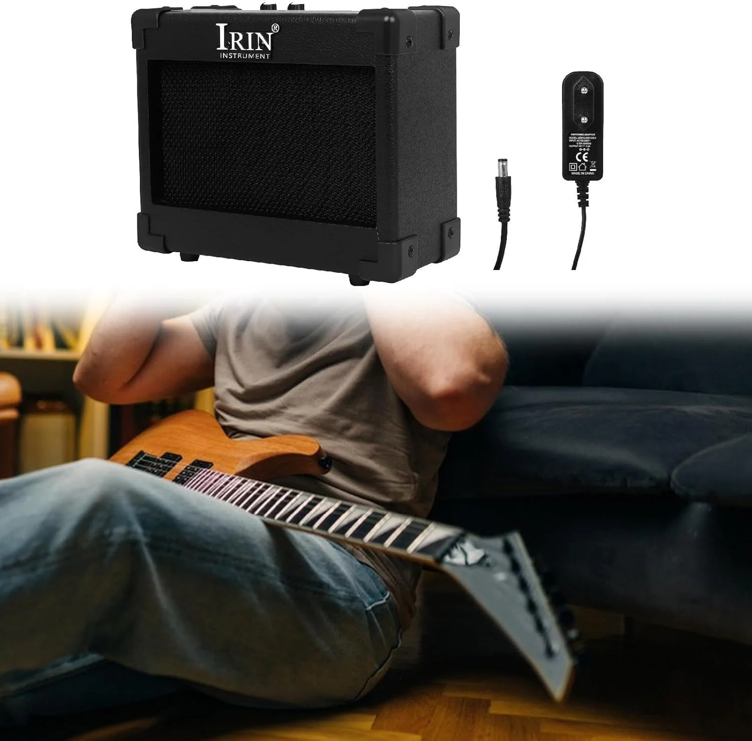 آمپلی فایر گیتار الکتریک Harilla - بلندگوی گیتار قابل حمل کنترل صدا مینی آمپ باس تمرینی آمپ برای اجرای زنده - مسافرتی آمپلی فایر گیتار الکتریک Harilla - بلندگوی گیتار قابل حمل کنترل صدا مینی آمپ باس تمرینی آمپ برای اجرای زنده - مسافرتی