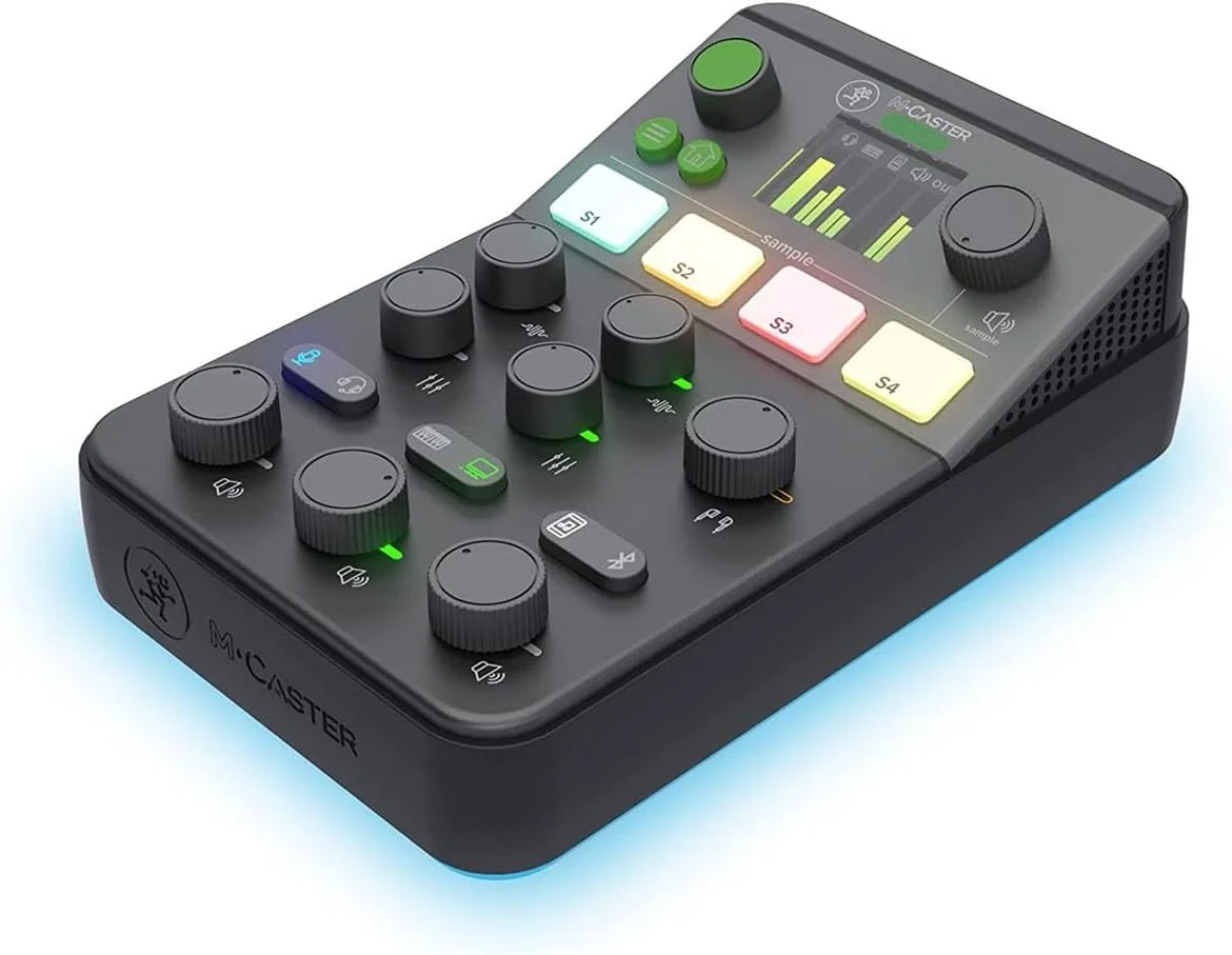 میکسر استودیویی پخش زنده رومیزی Mackie M-Caster Studio - مشکی میکسر استودیویی پخش زنده رومیزی Mackie M-Caster Studio - مشکی